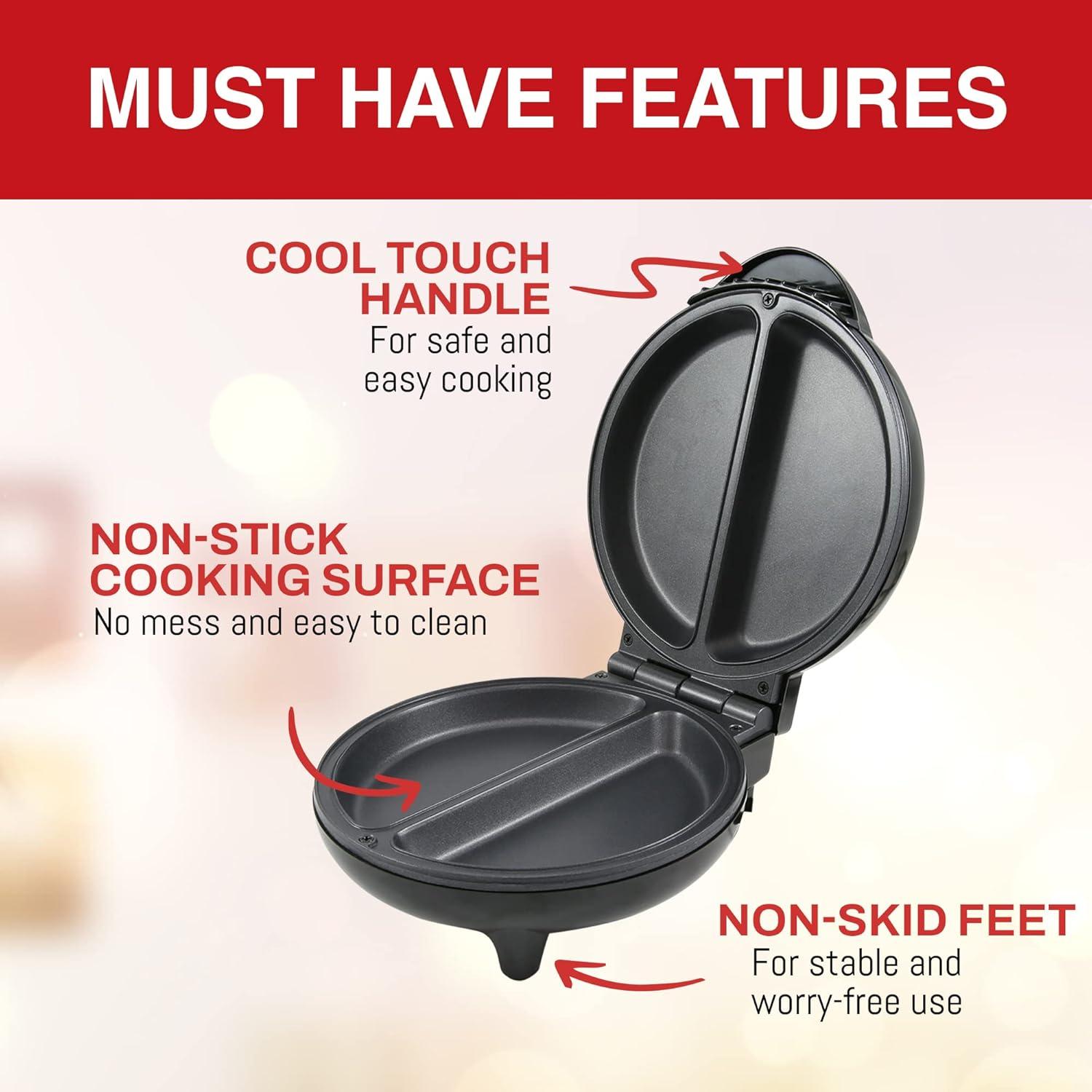 Fabricante de Omelets Elite Gourmet EOM205 Antiadherente