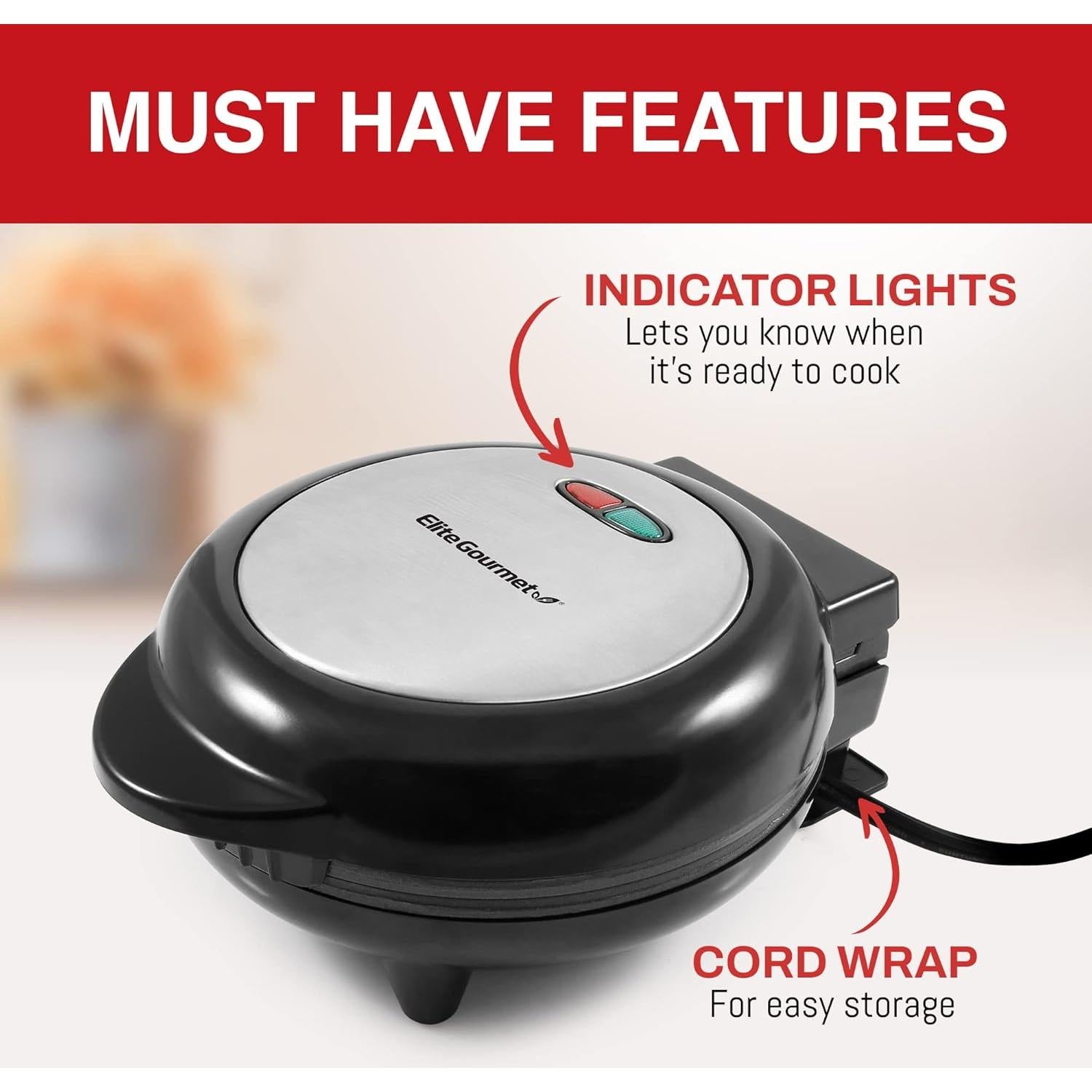 Fabricante de Omelets Elite Gourmet EOM205 Antiadherente