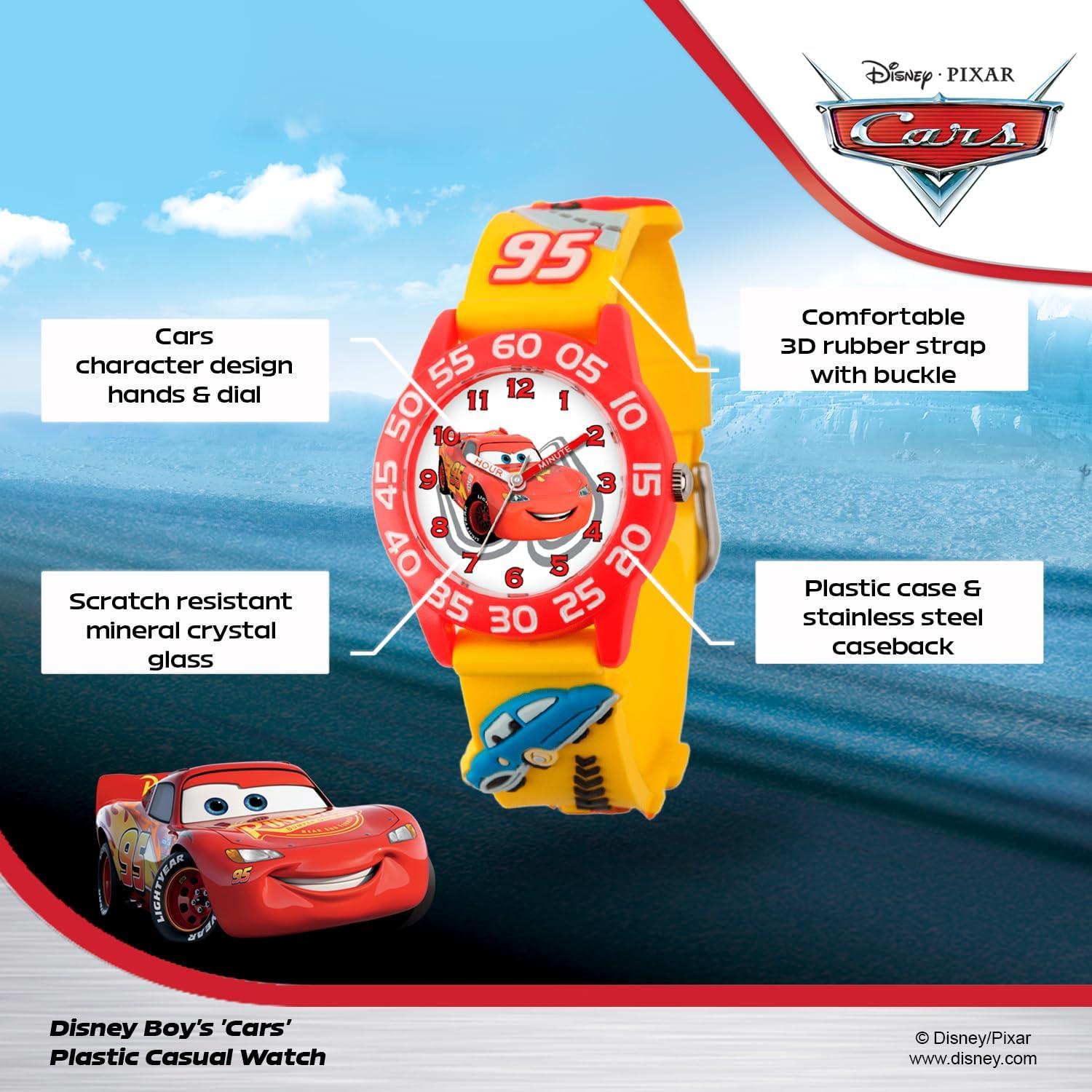 Reloj analógico Lightning McQueen Disney Pixar para Niños