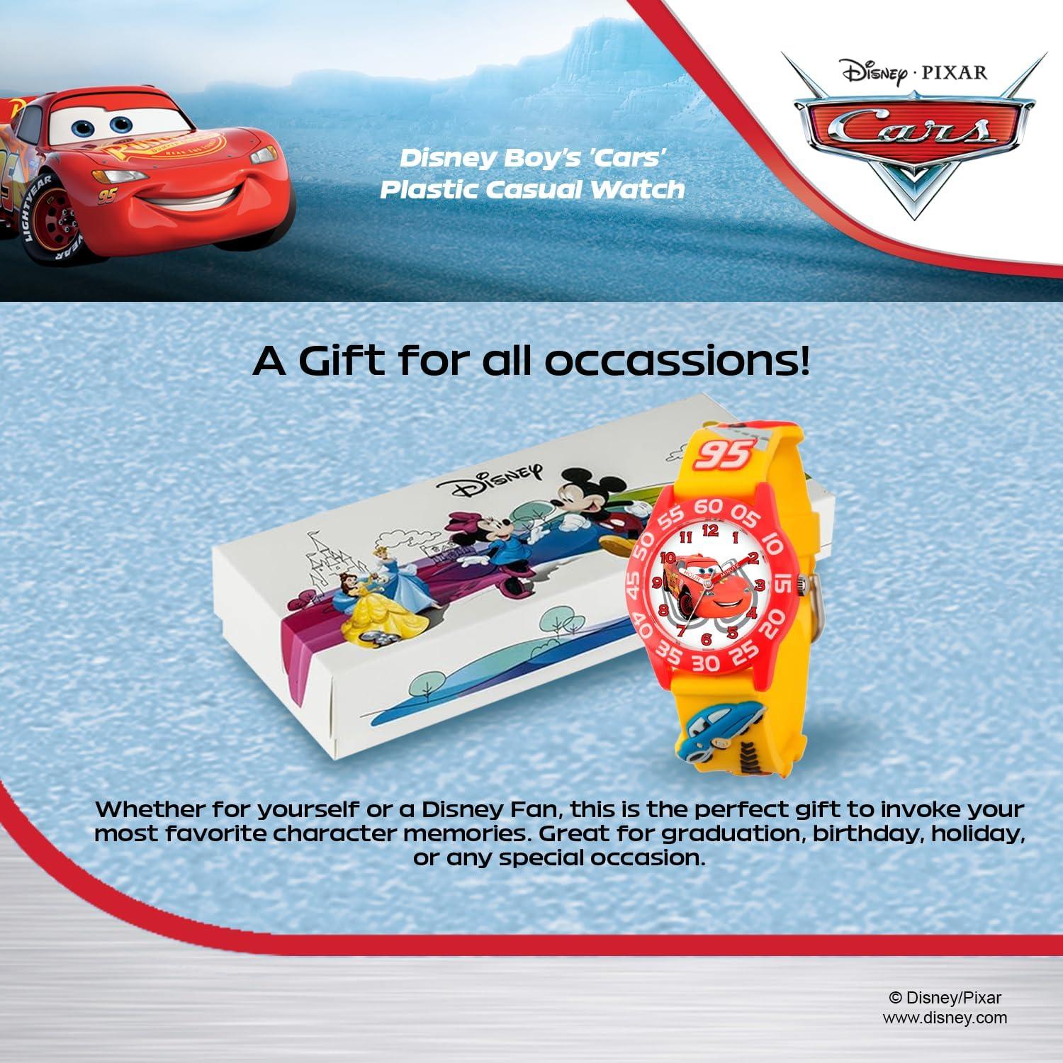 Reloj analógico Lightning McQueen Disney Pixar para Niños