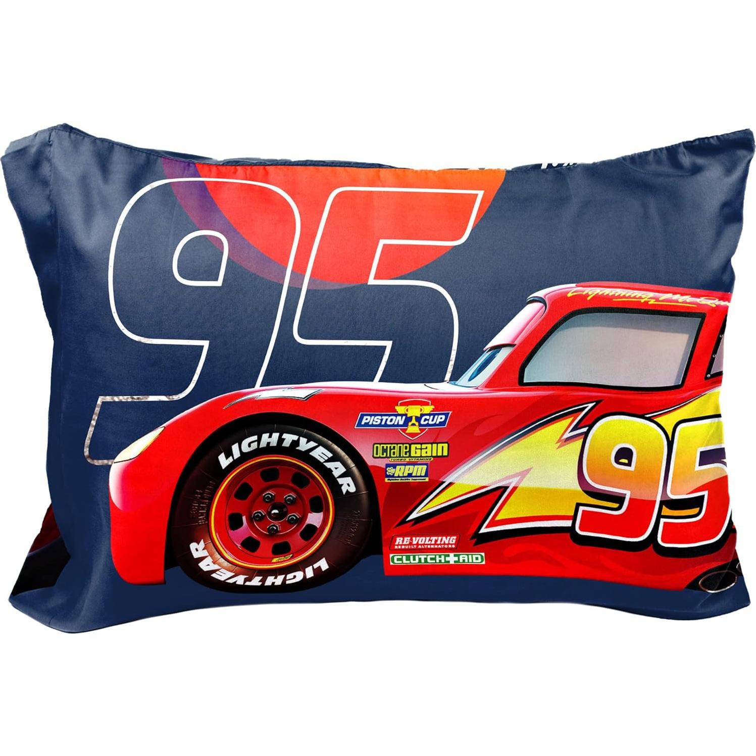 Funda de Almohada Reversible Jay Franco Cars 40x40 cm
