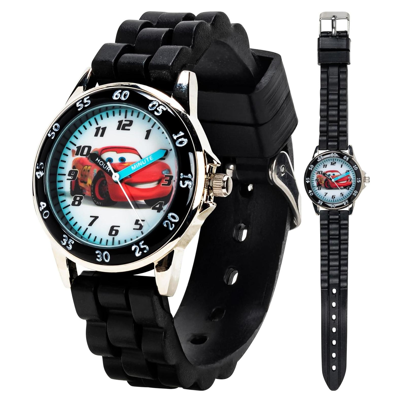 Reloj de enseñanza Accutime Disney Cars Rayo McQueen