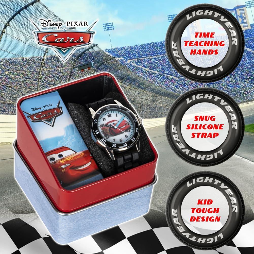 Reloj de enseñanza Accutime Disney Cars Rayo McQueen