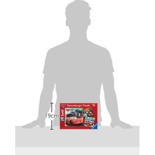 Rompecabezas Ravensburger Disney Cars 3 x 49 Piezas 272g