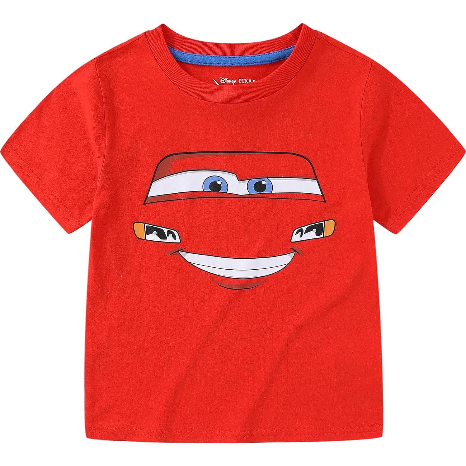 Paquete de 4 Camisetas Rayo McQueen Disney para Niños