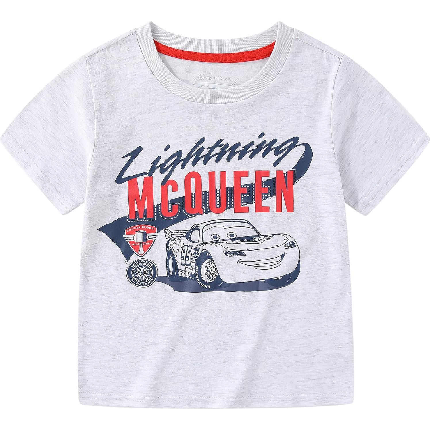 Paquete de 4 Camisetas Rayo McQueen Disney para Niños