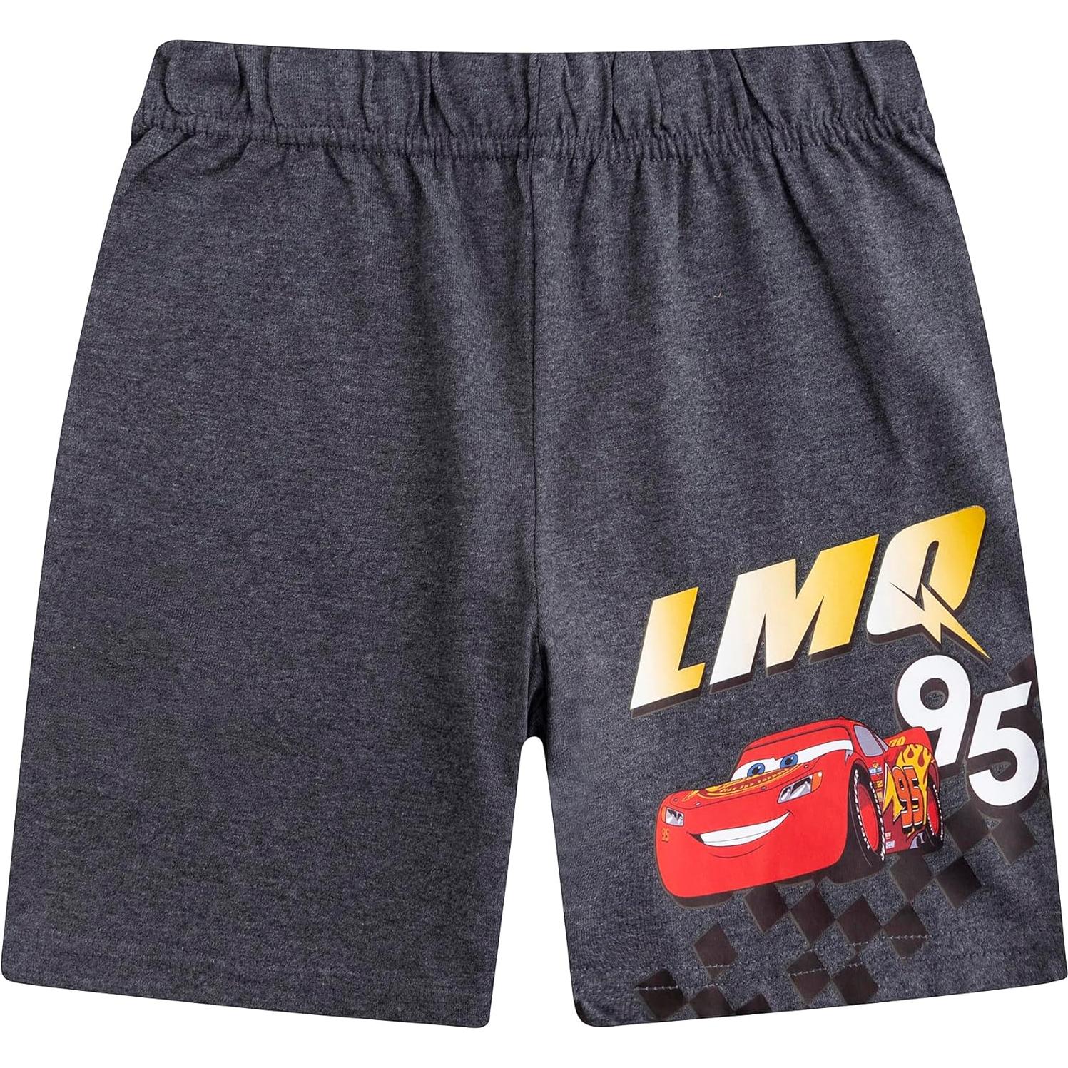 Conjunto camiseta y pantalones cortos Disney Cars 95 para niños