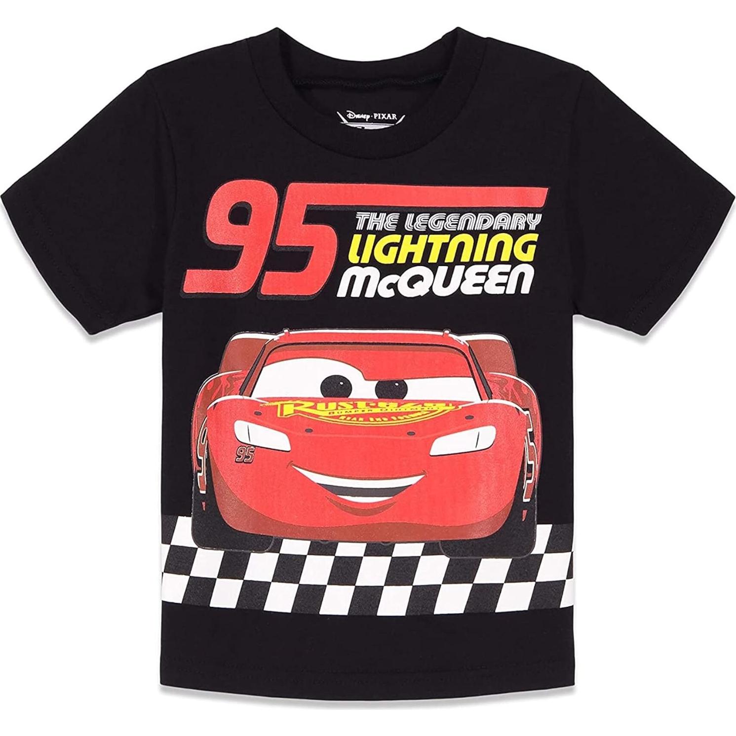 Camisetas Disney Pixar Cars para Niños - 5T Multicolor