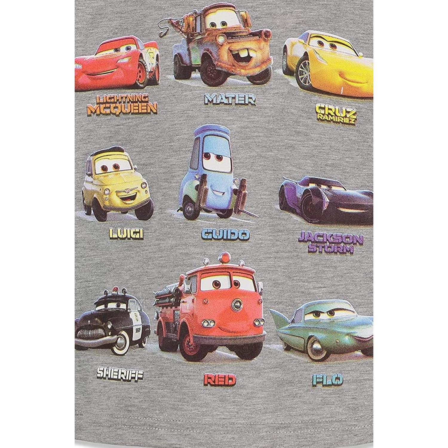 Camisetas Disney Pixar Cars para Niños - 5T Multicolor