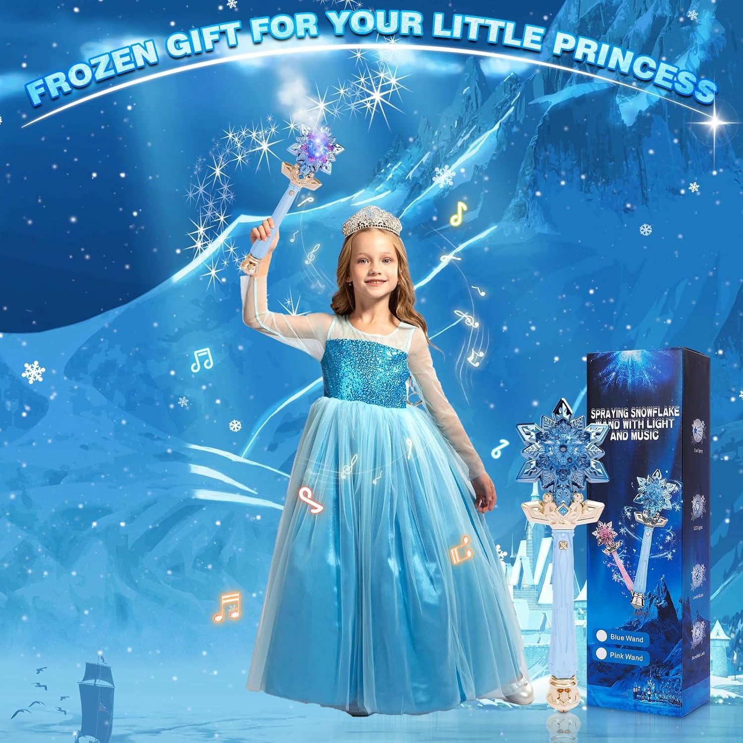 Varita Mágica de Copo de Nieve CharmRegion con Luz y Música