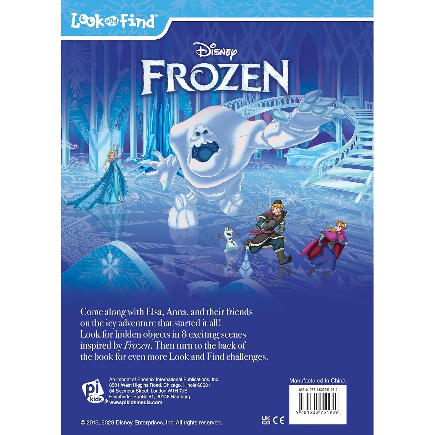 Disney Frozen Look and Find Activity Book - PI Kids