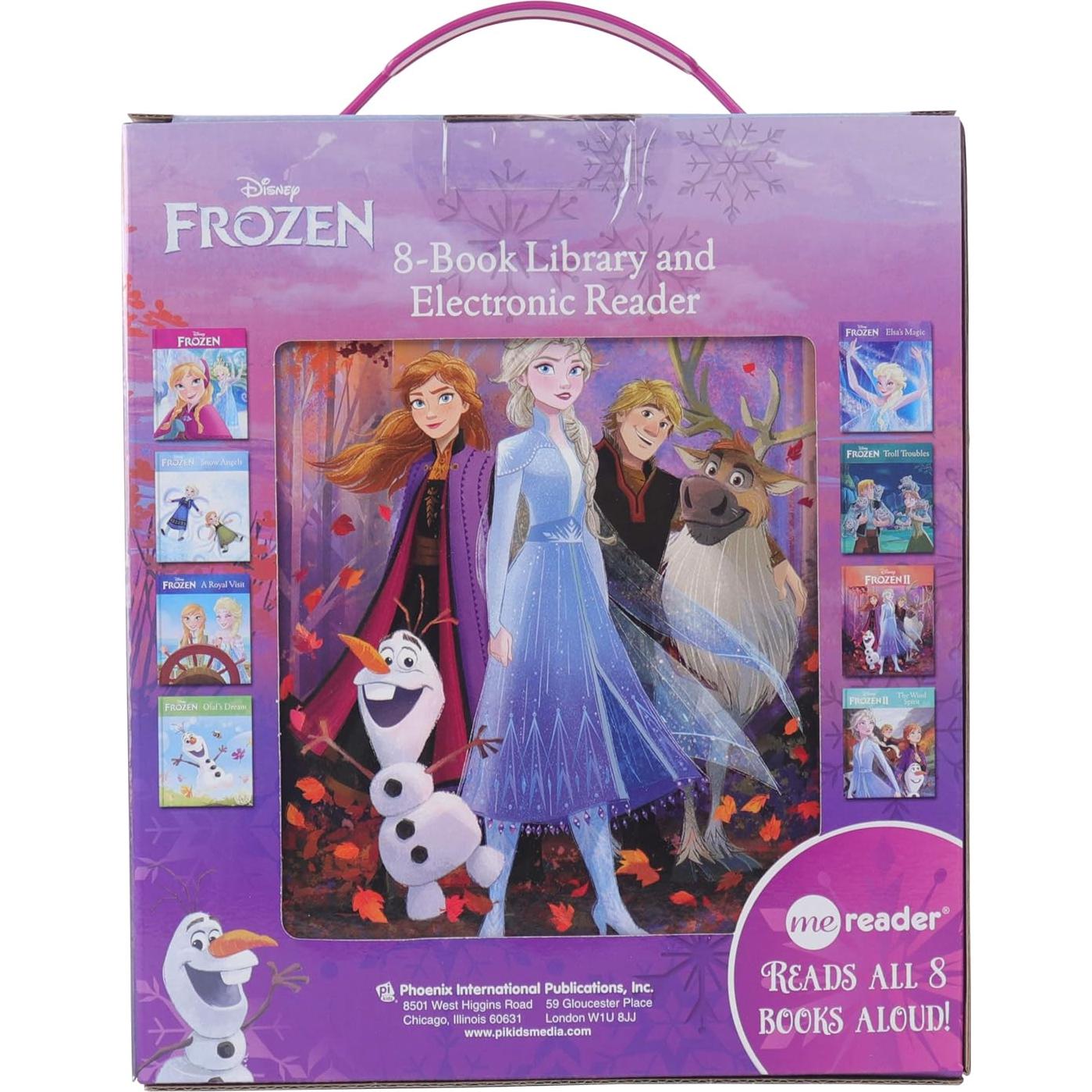 Disney Frozen and Frozen 2 Elsa, Anna, Olaf, and More! - Me Reader Electronic Reader and 8-Sound Book Library - PI Kids