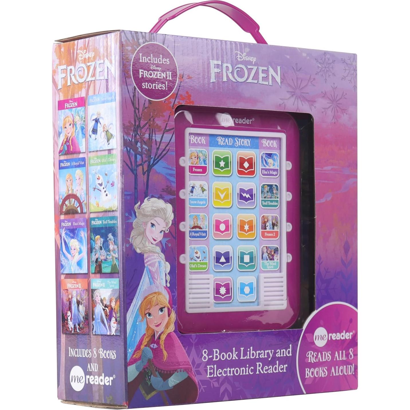 Disney Frozen and Frozen 2 Elsa, Anna, Olaf, and More! - Me Reader Electronic Reader and 8-Sound Book Library - PI Kids
