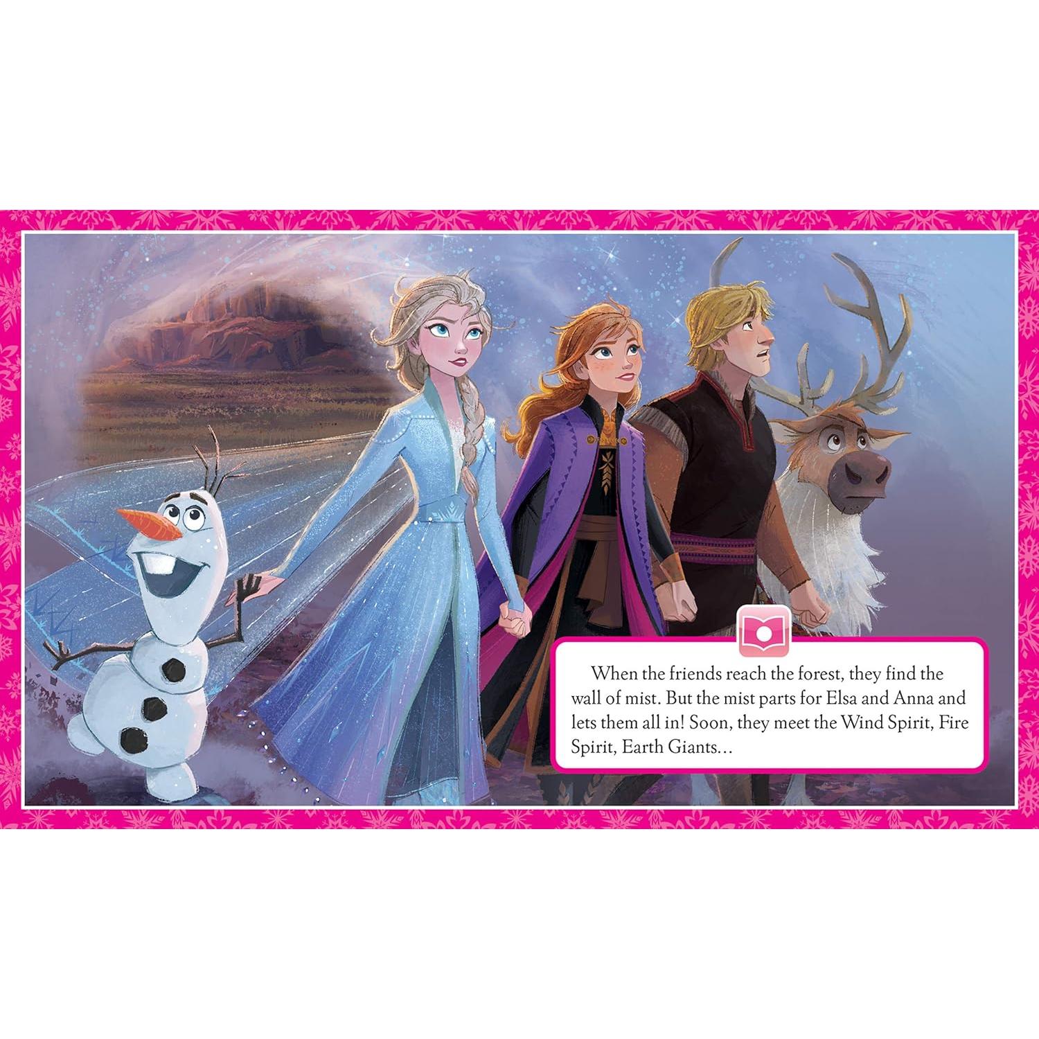 Disney Frozen and Frozen 2 Elsa, Anna, Olaf, and More! - Me Reader Electronic Reader and 8-Sound Book Library - PI Kids