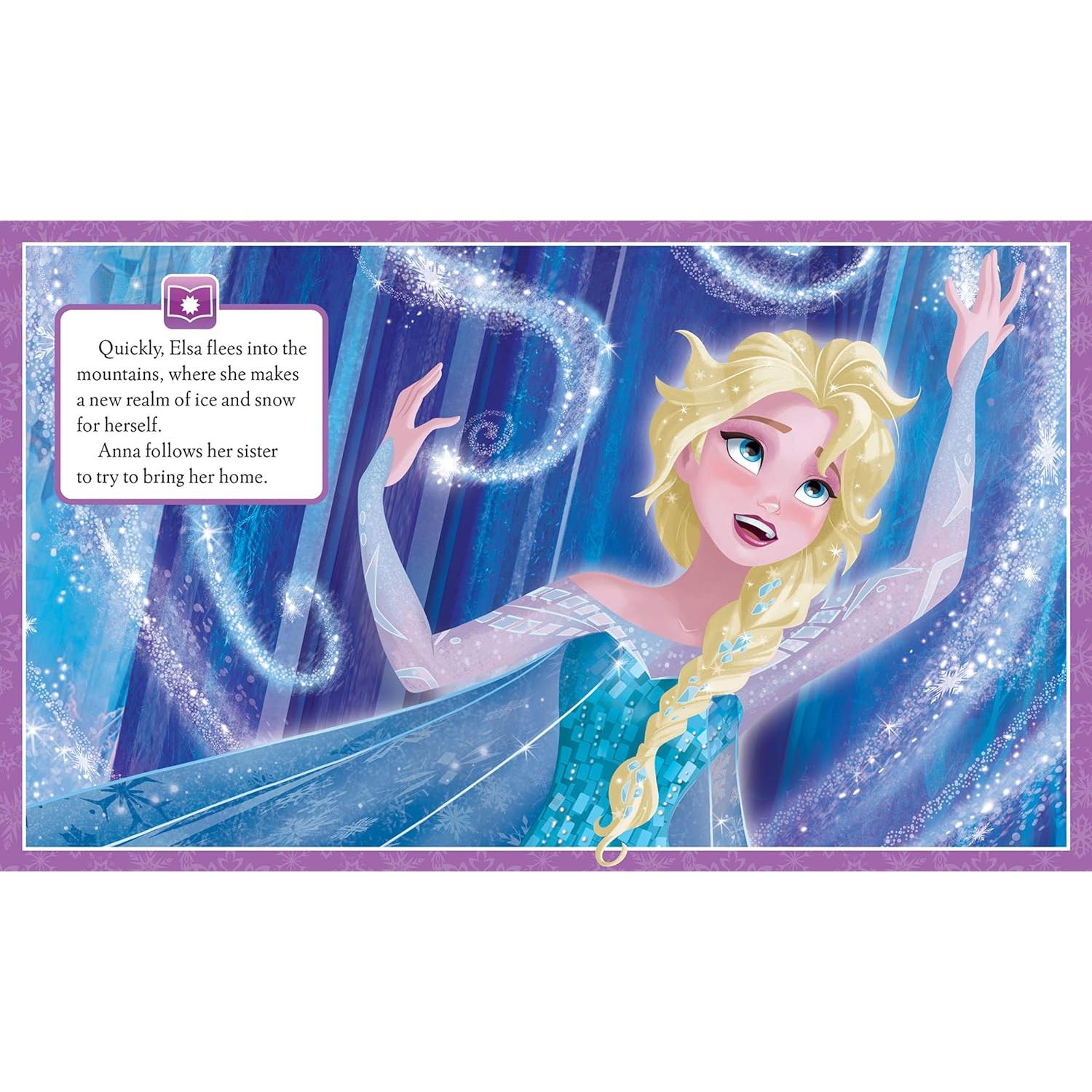 Disney Frozen and Frozen 2 Elsa, Anna, Olaf, and More! - Me Reader Electronic Reader and 8-Sound Book Library - PI Kids