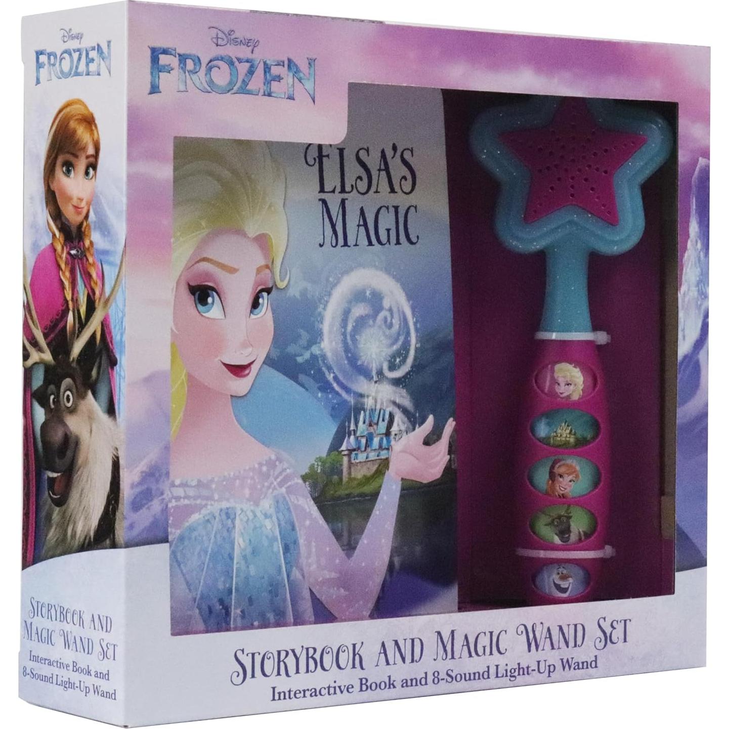 Disney Frozen - Elsa's Magic - Storybook and Magic Wand Toy Sound Book Set - PI Kids