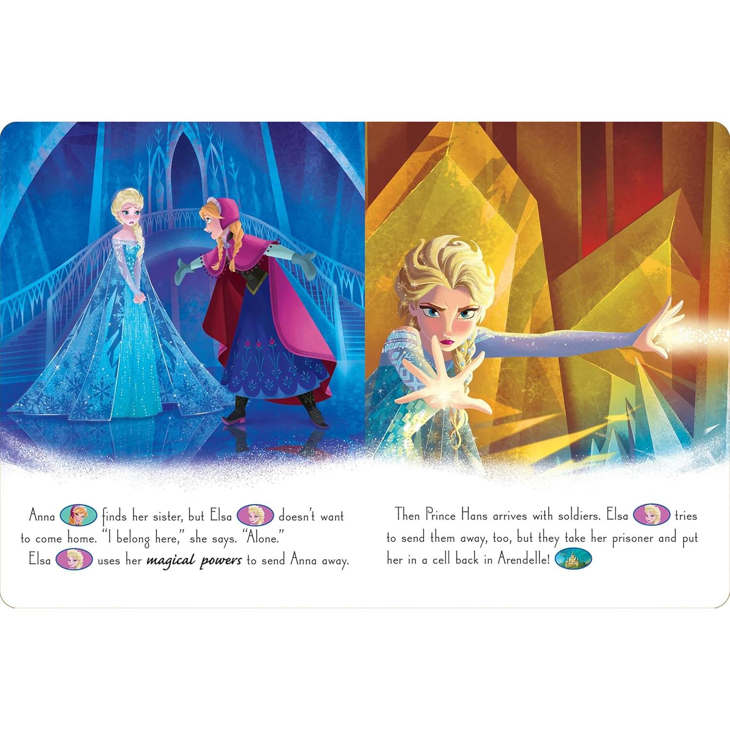 Disney Frozen - Elsa's Magic - Storybook and Magic Wand Toy Sound Book Set - PI Kids
