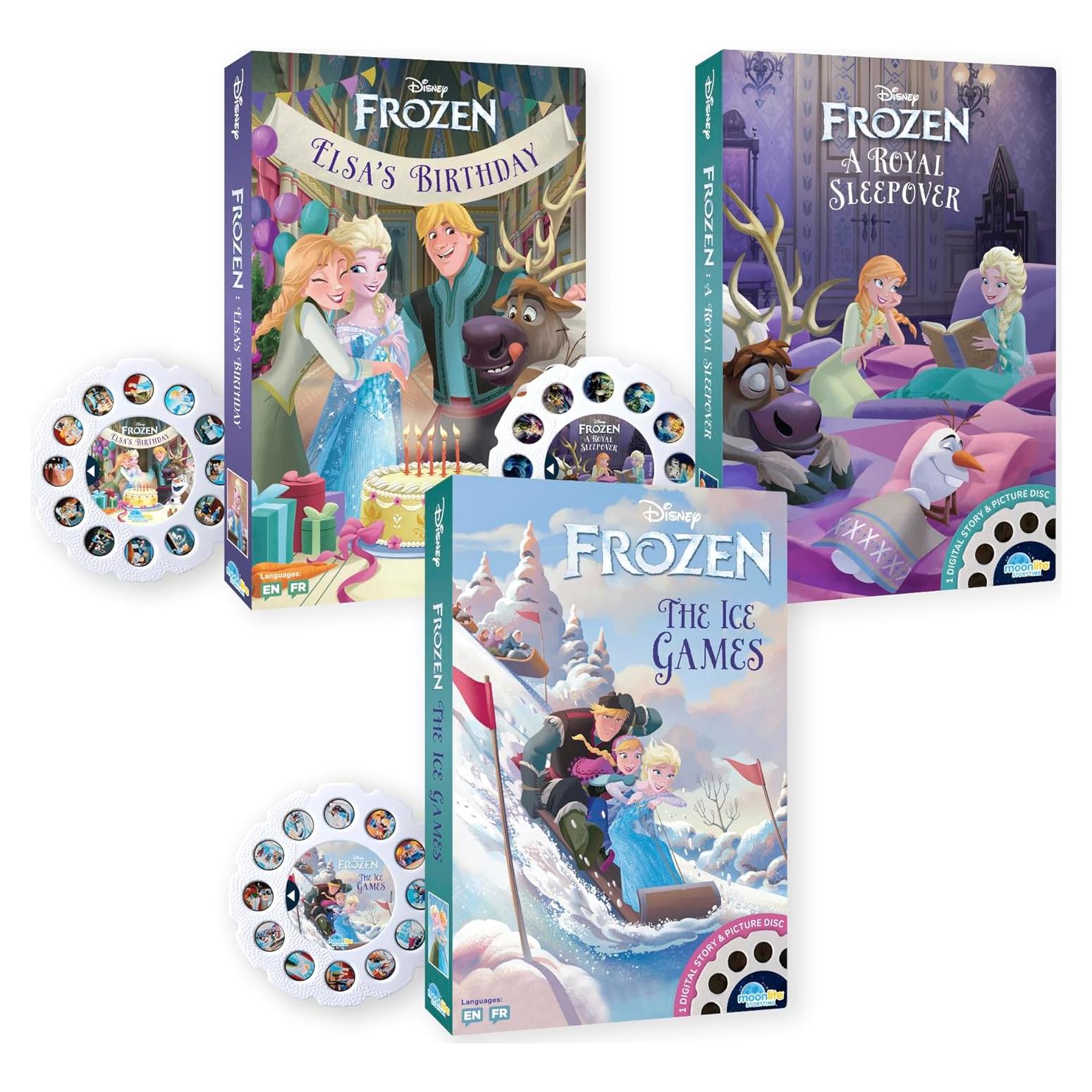 Carretes de Cuentos Moonlite Frozen, Set de 3 Cuentos