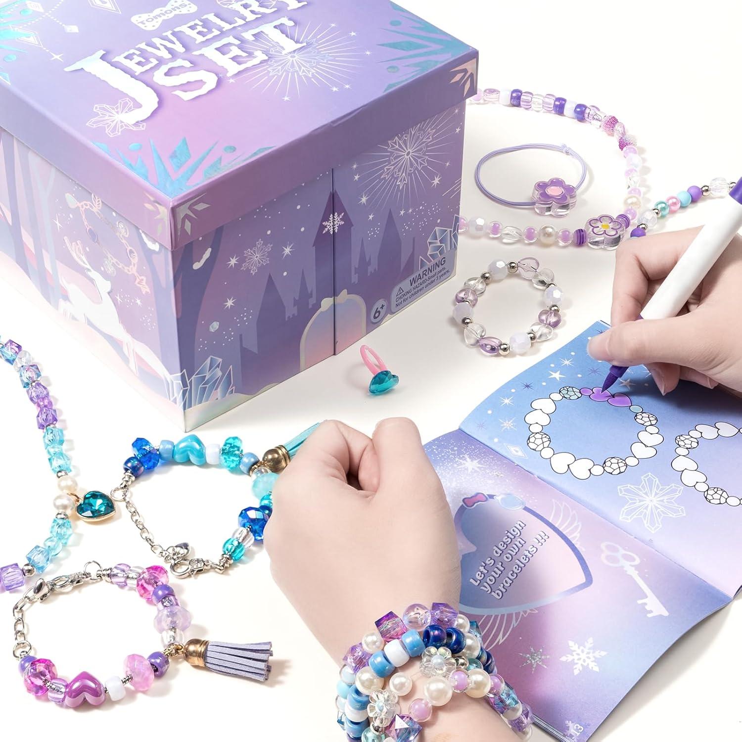 Kit de Fabricación de Pulseras Tomons para Niñas 6-12 Años