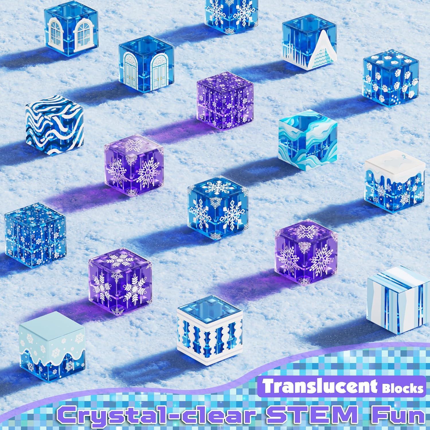 Bloques Magnéticos 100 Piezas Magneverse para Niños 3-12 Años