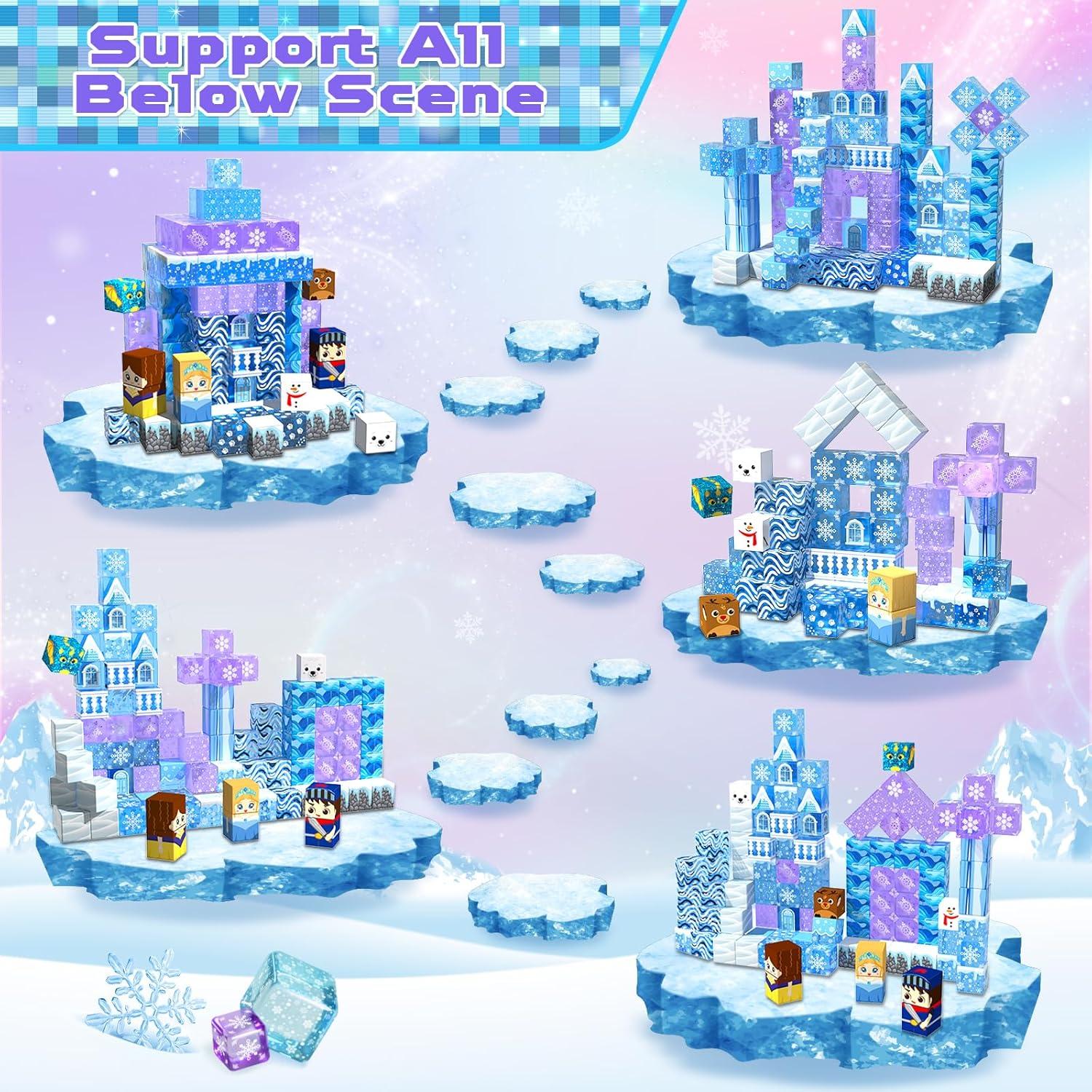 Bloques Magnéticos 100 Piezas Magneverse para Niños 3-12 Años