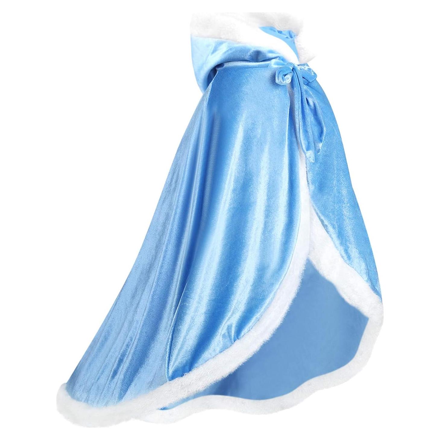 Capa con capucha para disfraz de princesa Visofayo 4-5T