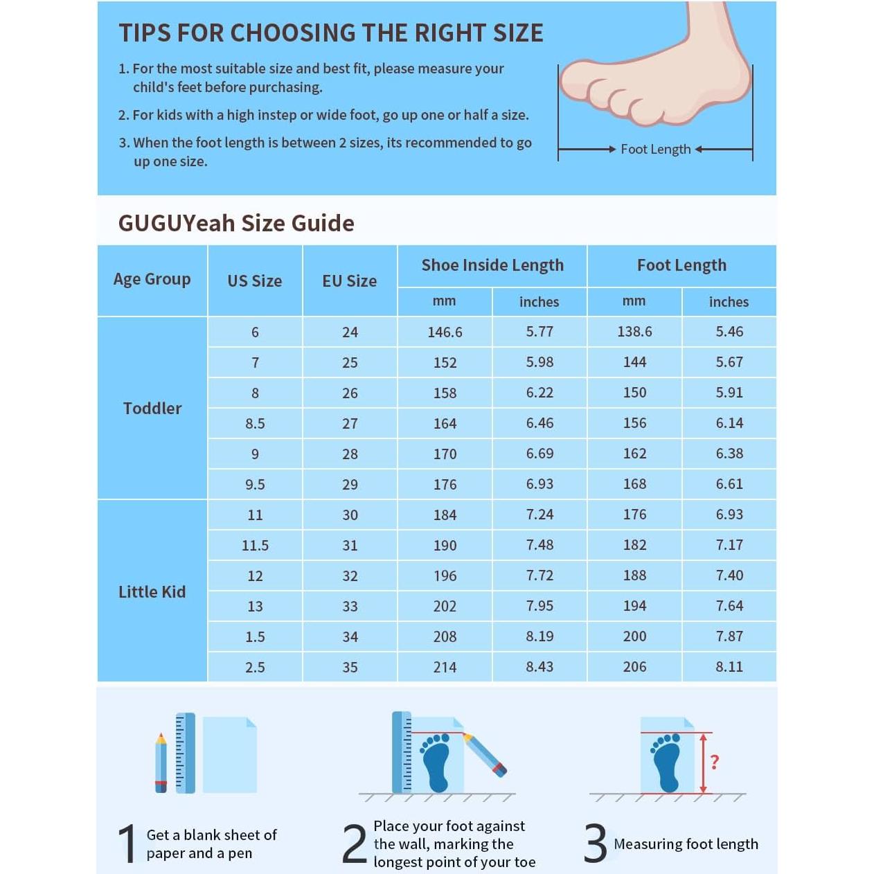 Zapatos Jelly Flats GUGUYeah para Niñas - Azul 9.5