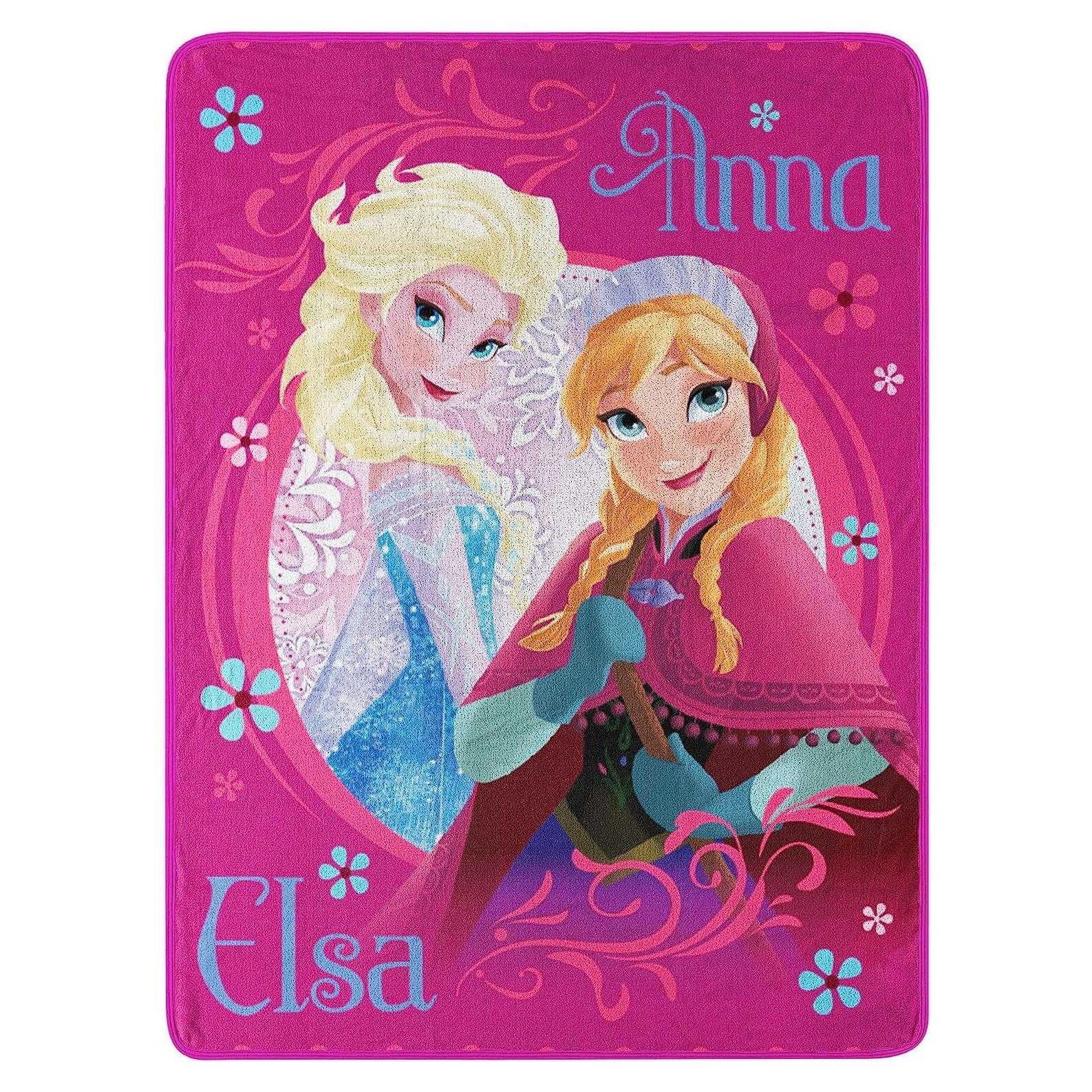 Manta Micro Raschel Congelada Disney Hermanas Queridas 116x152 cm