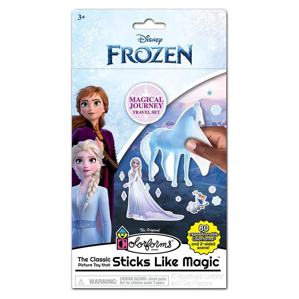 Juego de Viaje Colorforms Frozen - Stickers Reutilizables 3+