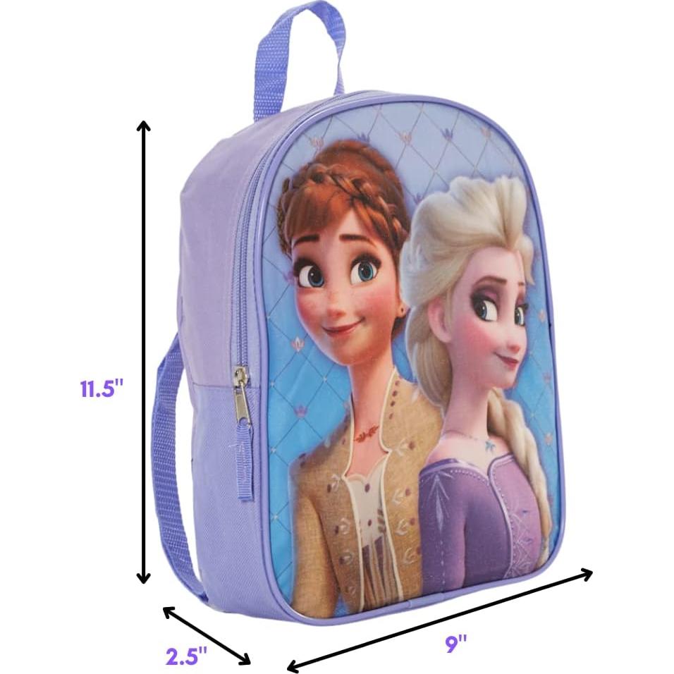 Mochila Mini Disney Frozen 2 Elsa y Anna 22,86 cm Morado