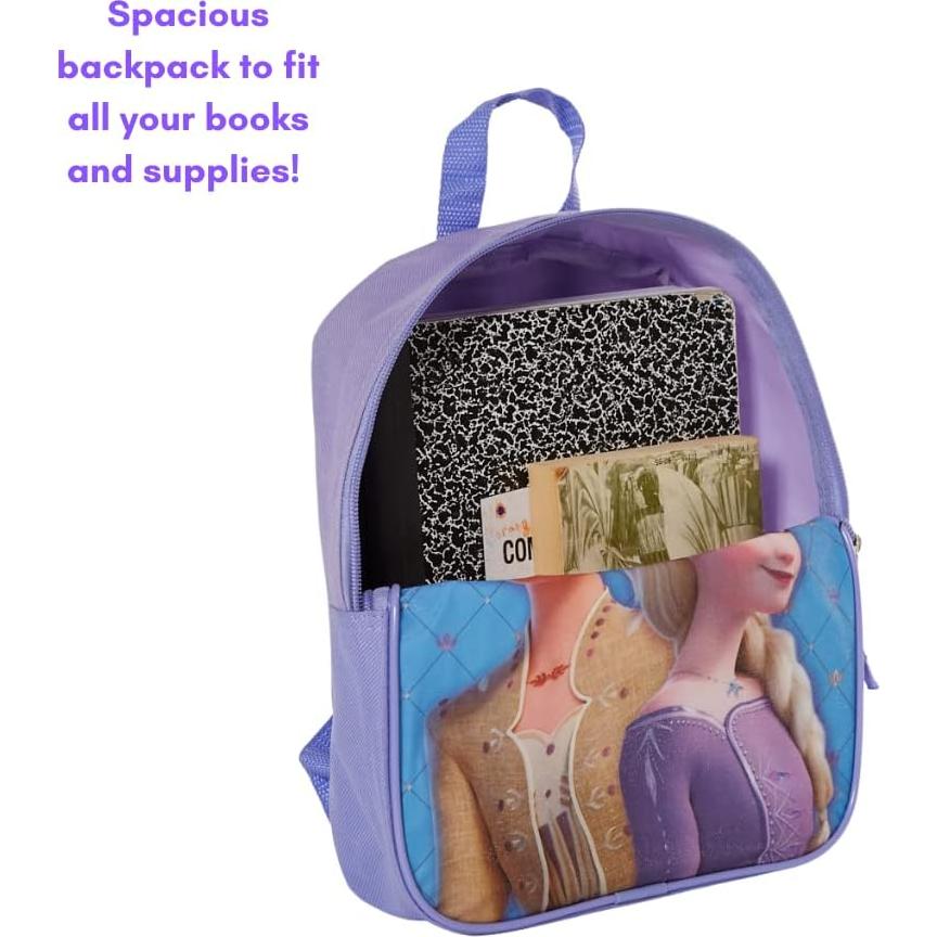 Mochila Mini Disney Frozen 2 Elsa y Anna 22,86 cm Morado