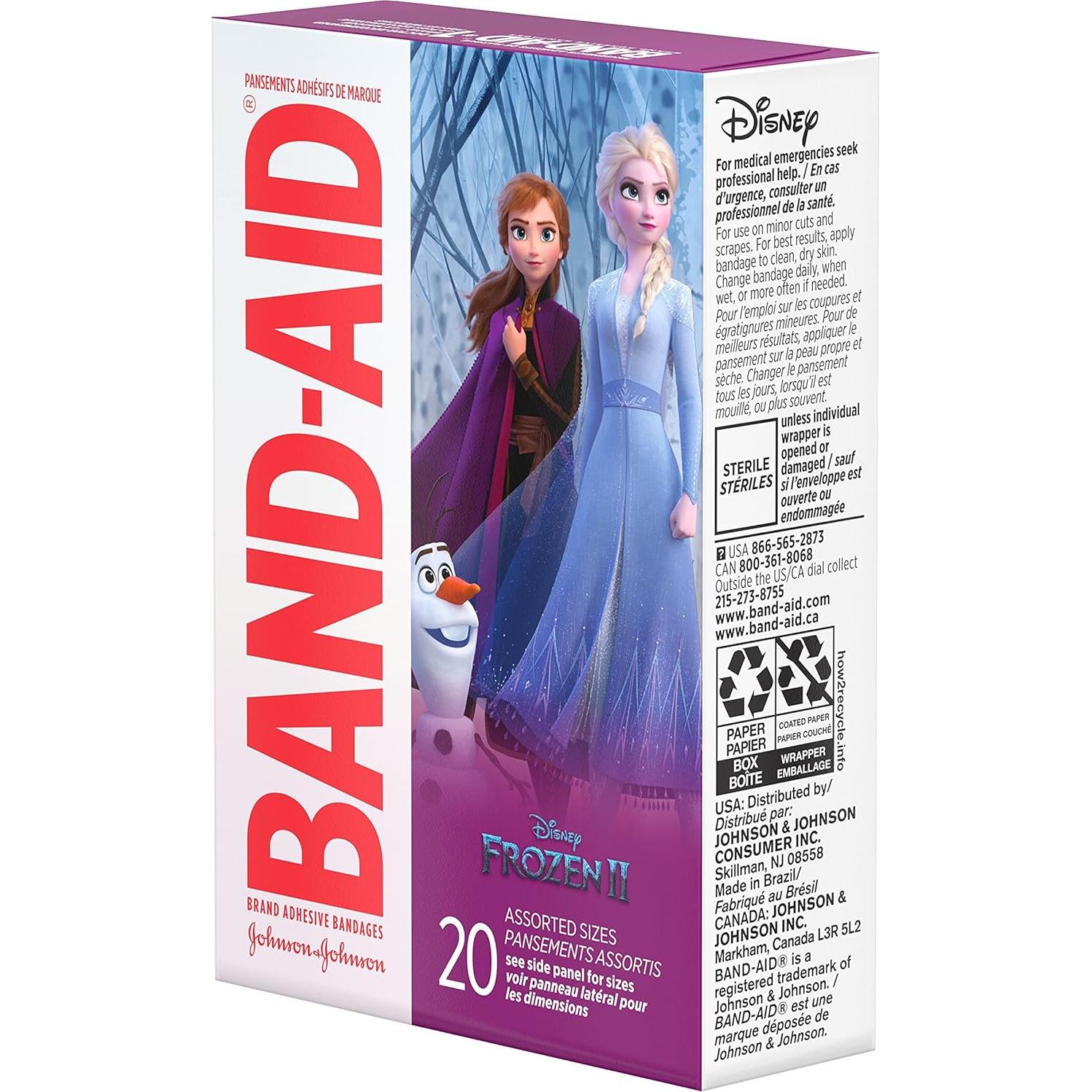 Curitas Adhesivas Band-Aid Disney Frozen 20 Piezas