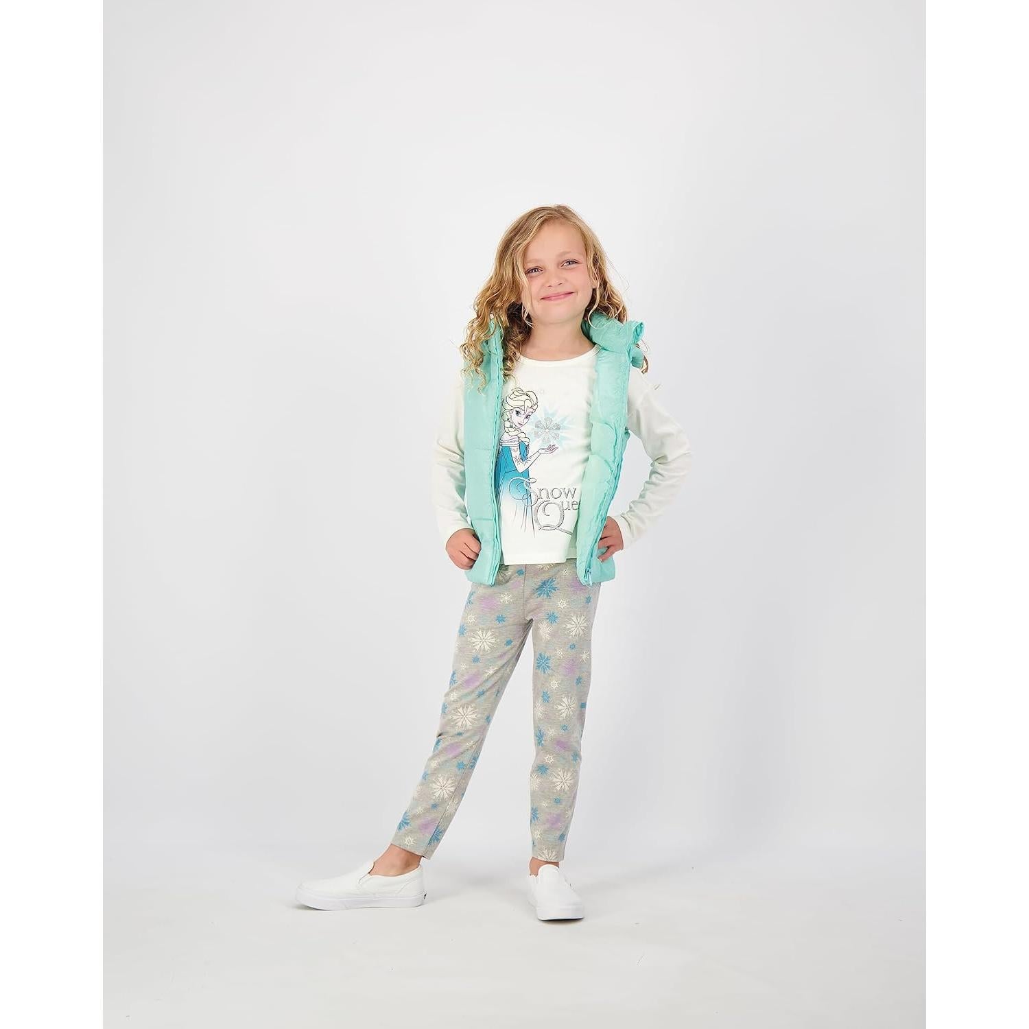 Conjunto Ropa Niñas Disney Frozen Elsa 3 Piezas Talla 5