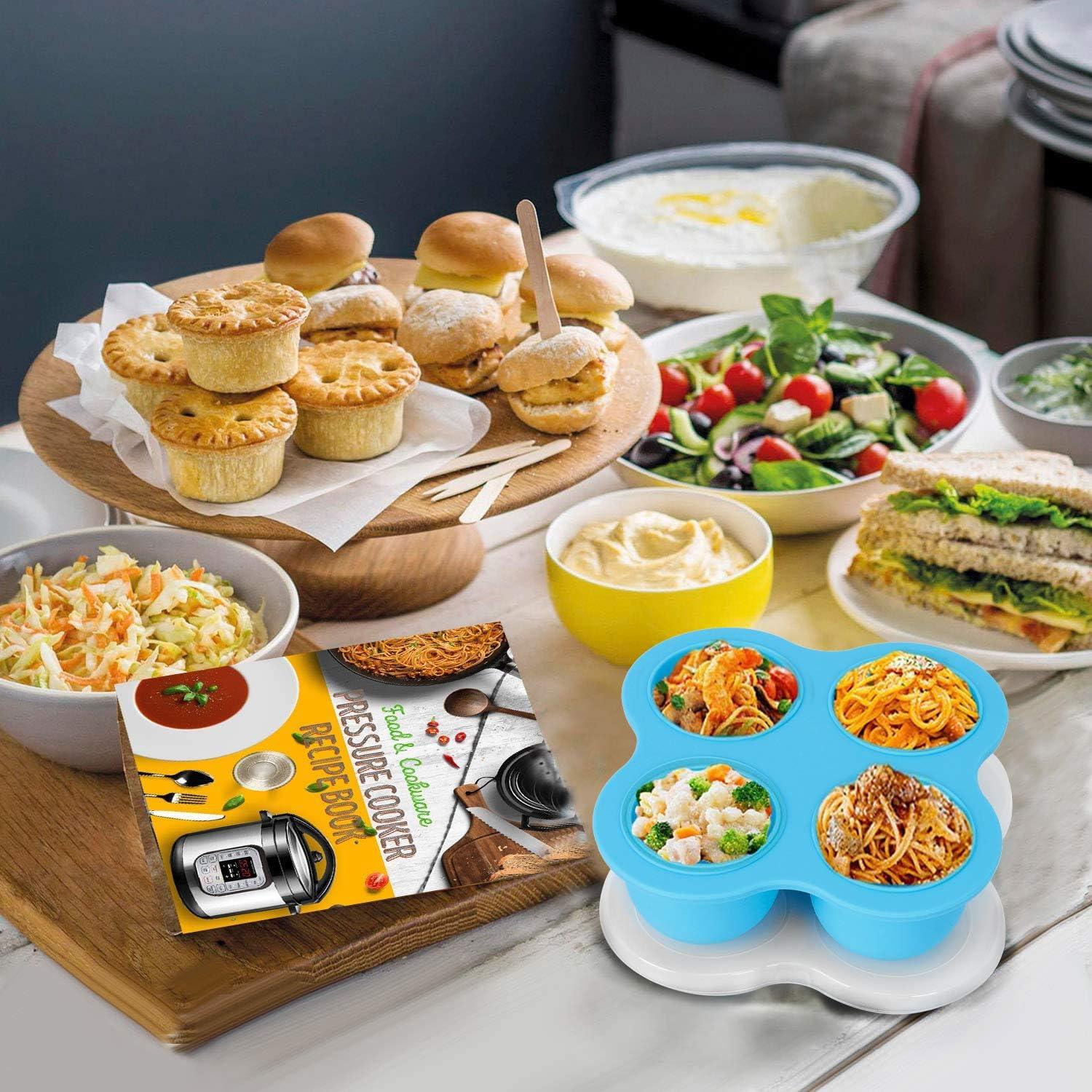 3 Qt Accessories Set for Pot, Compatible with Pot Accessories 3 Quart Only, Mini Accessory Including Sealing Ring Steamer Basket Springform Pan Egg Rack Trivet