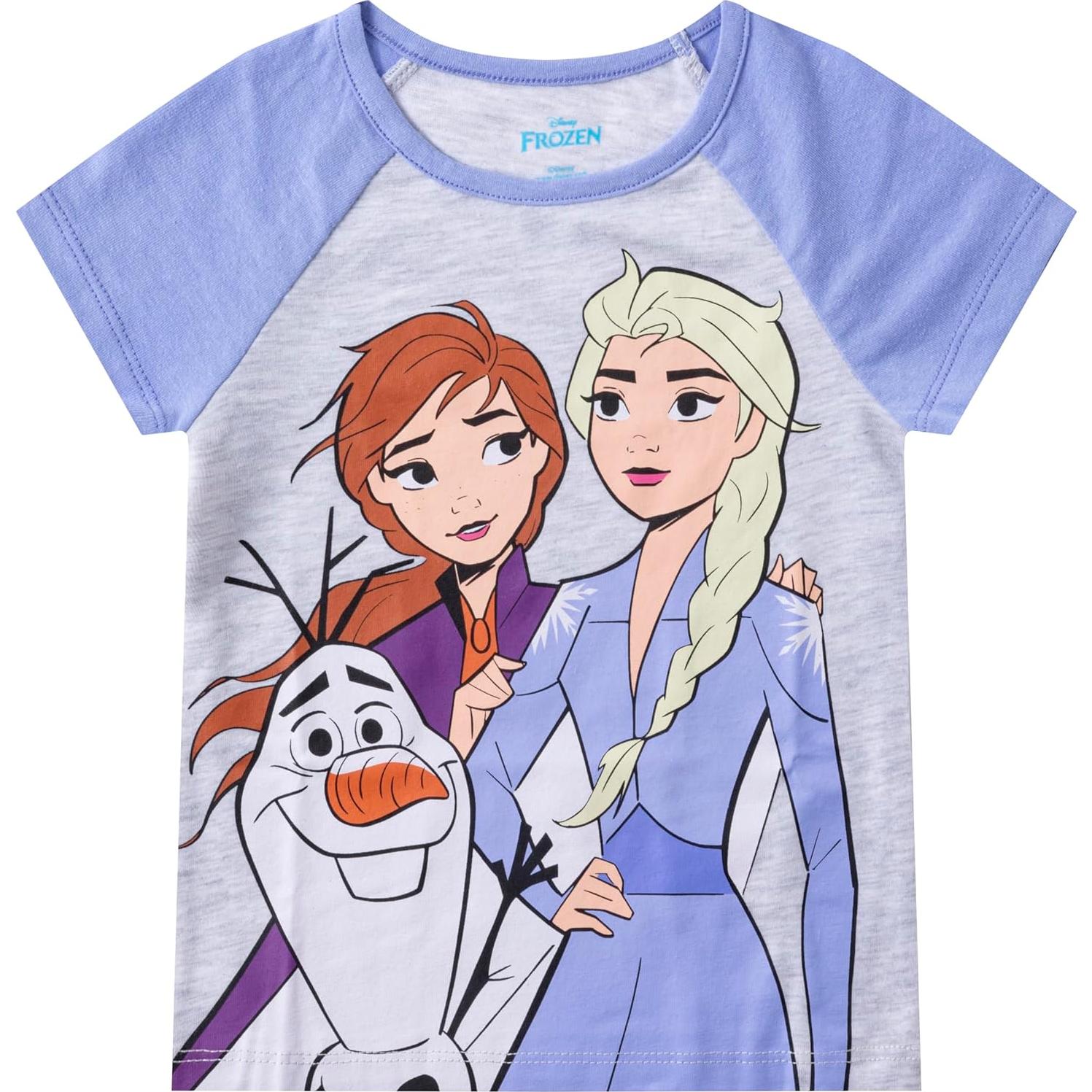 Conjunto camiseta y pantalones cortos Disney Frozen 2T