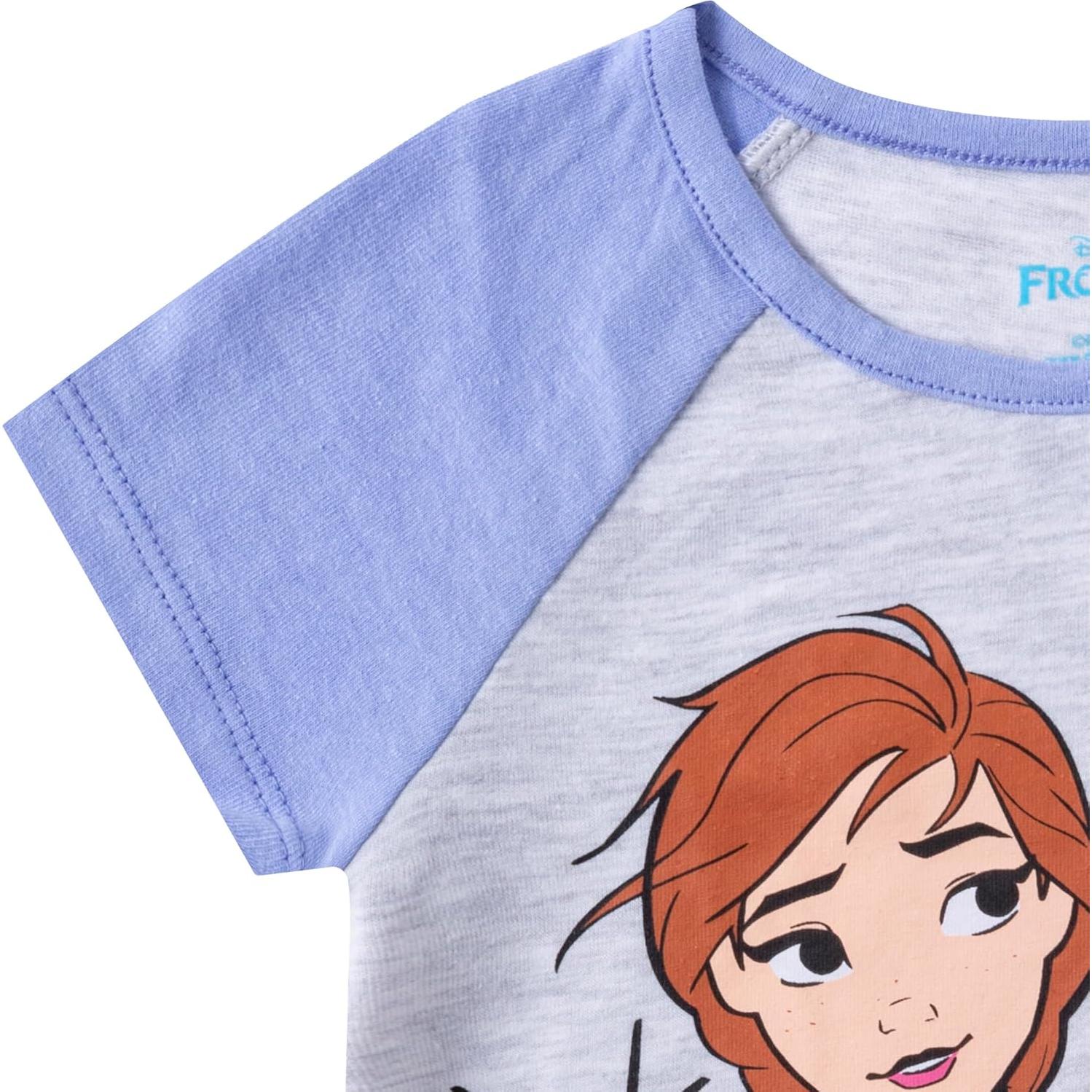 Conjunto camiseta y pantalones cortos Disney Frozen 2T