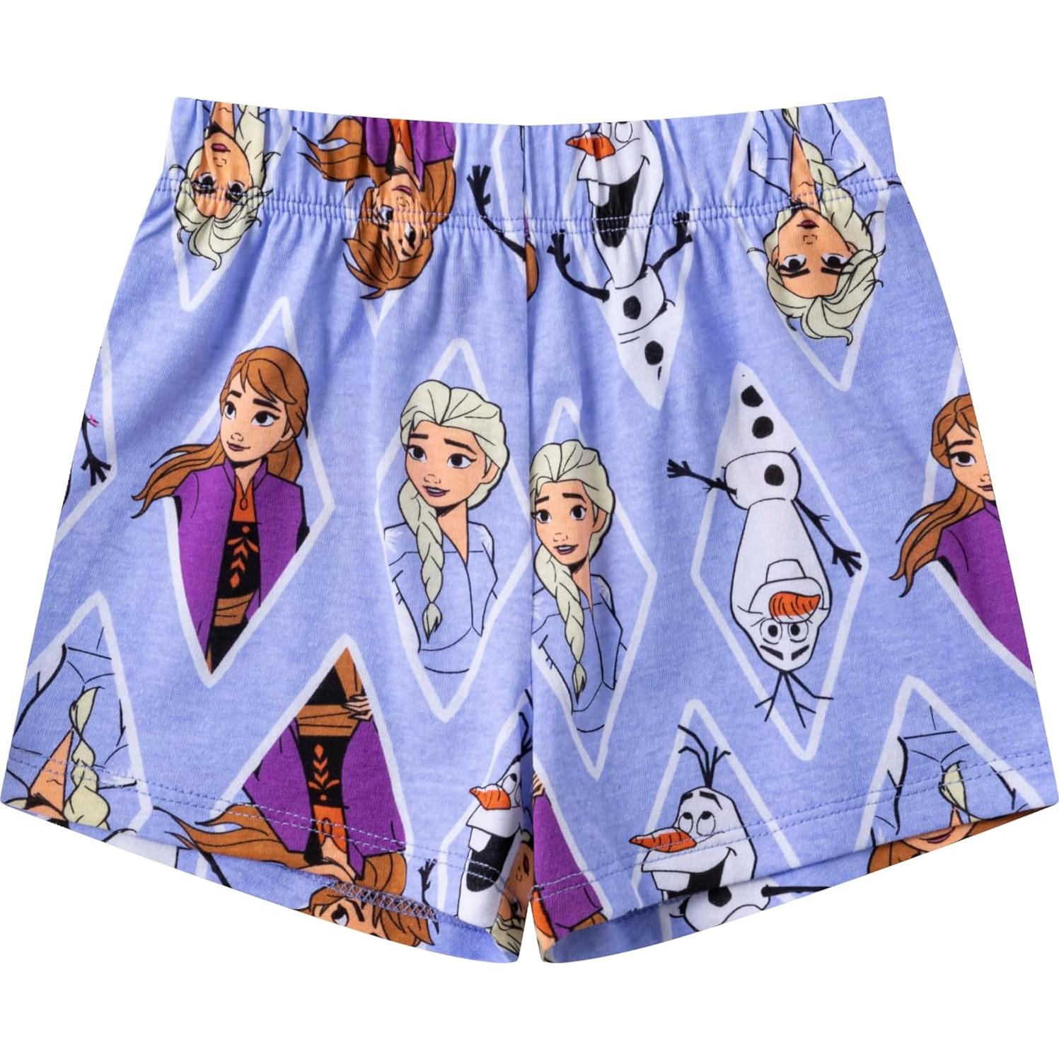 Conjunto camiseta y pantalones cortos Disney Frozen 2T