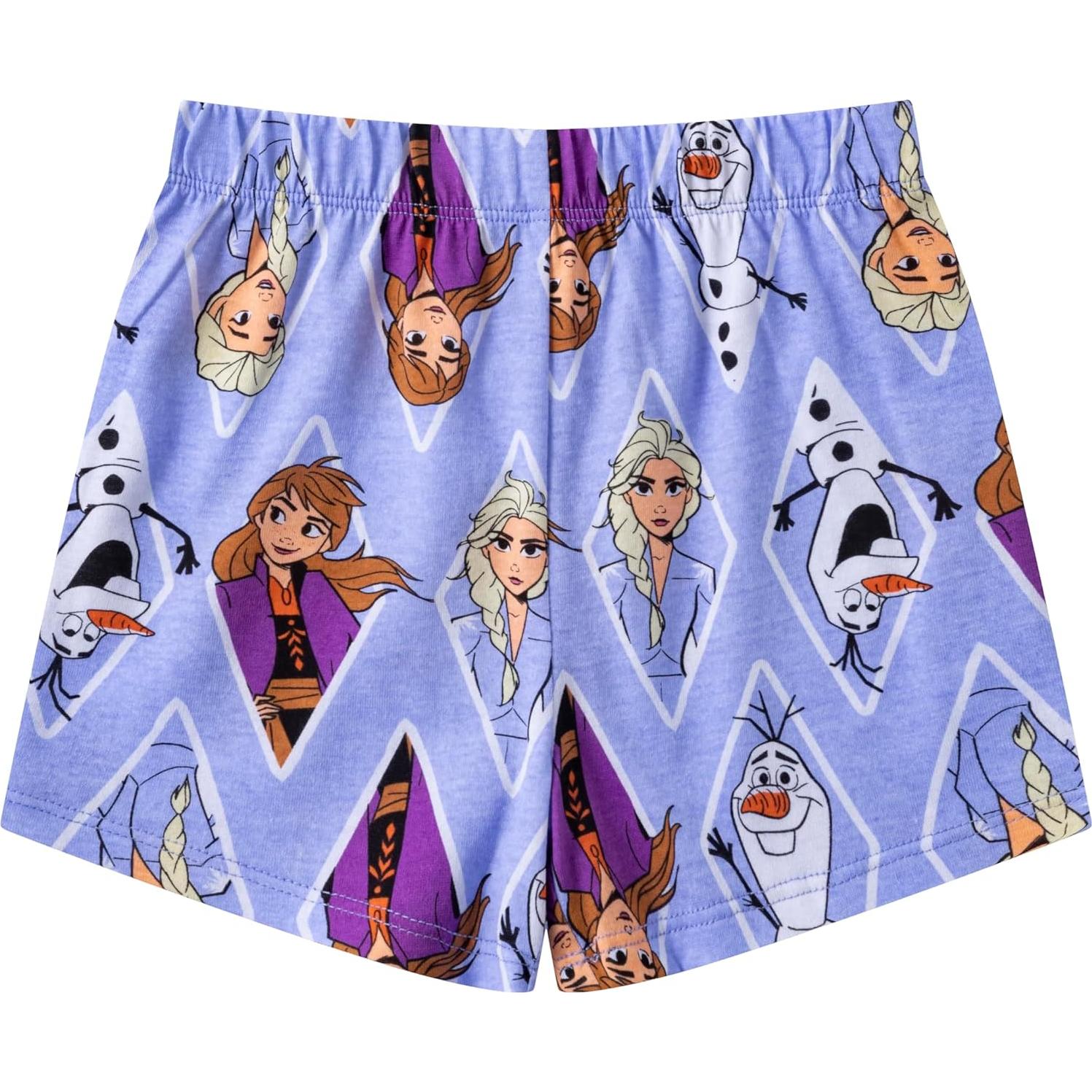 Conjunto camiseta y pantalones cortos Disney Frozen 2T