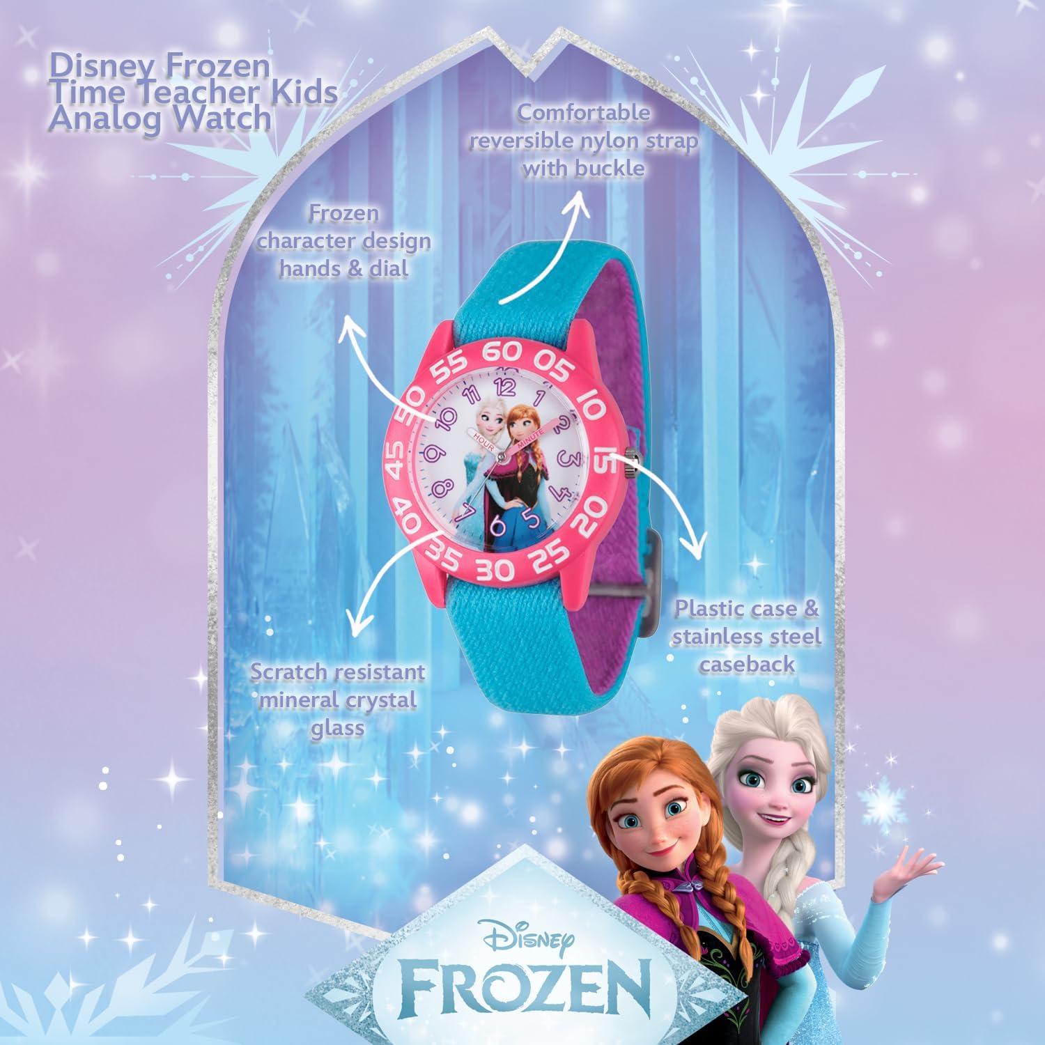 Reloj Disney Frozen para Niñas - Analógico 32mm Rosa