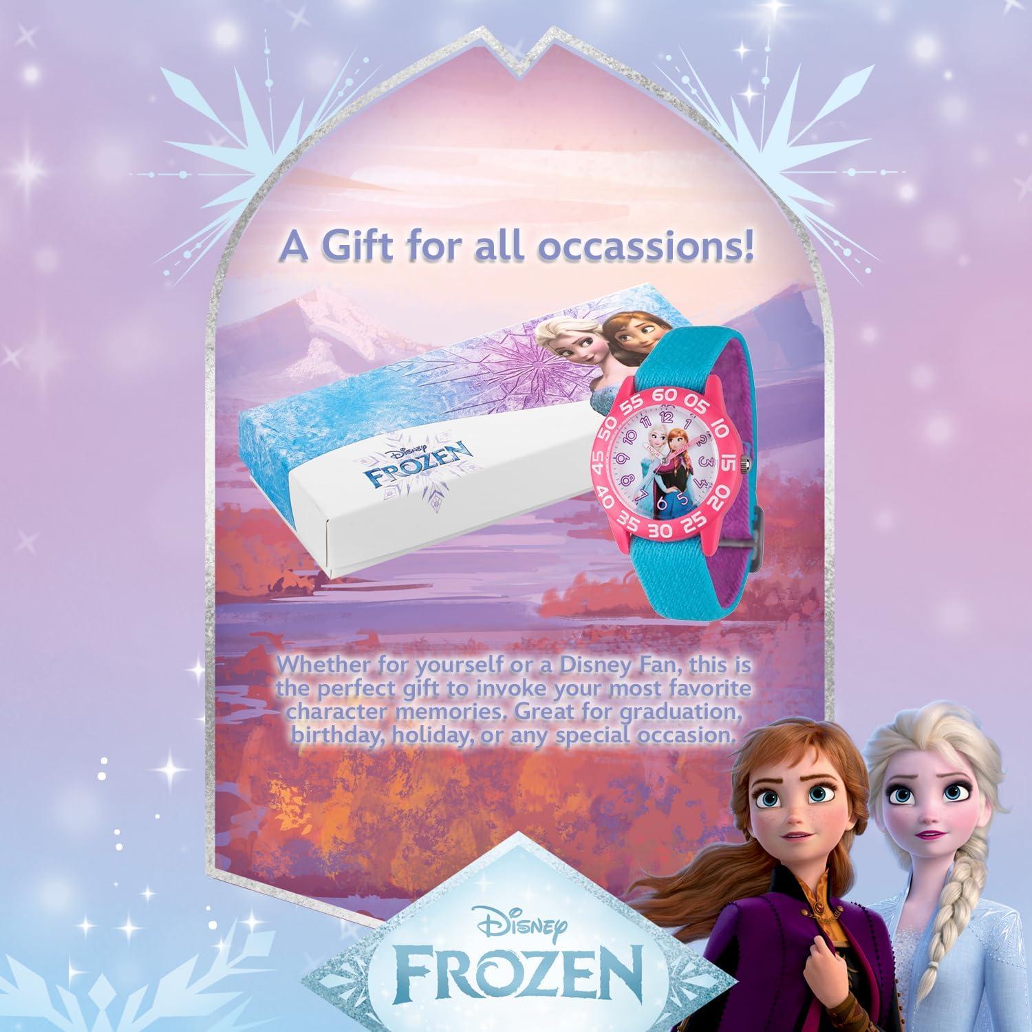 Reloj Disney Frozen para Niñas - Analógico 32mm Rosa