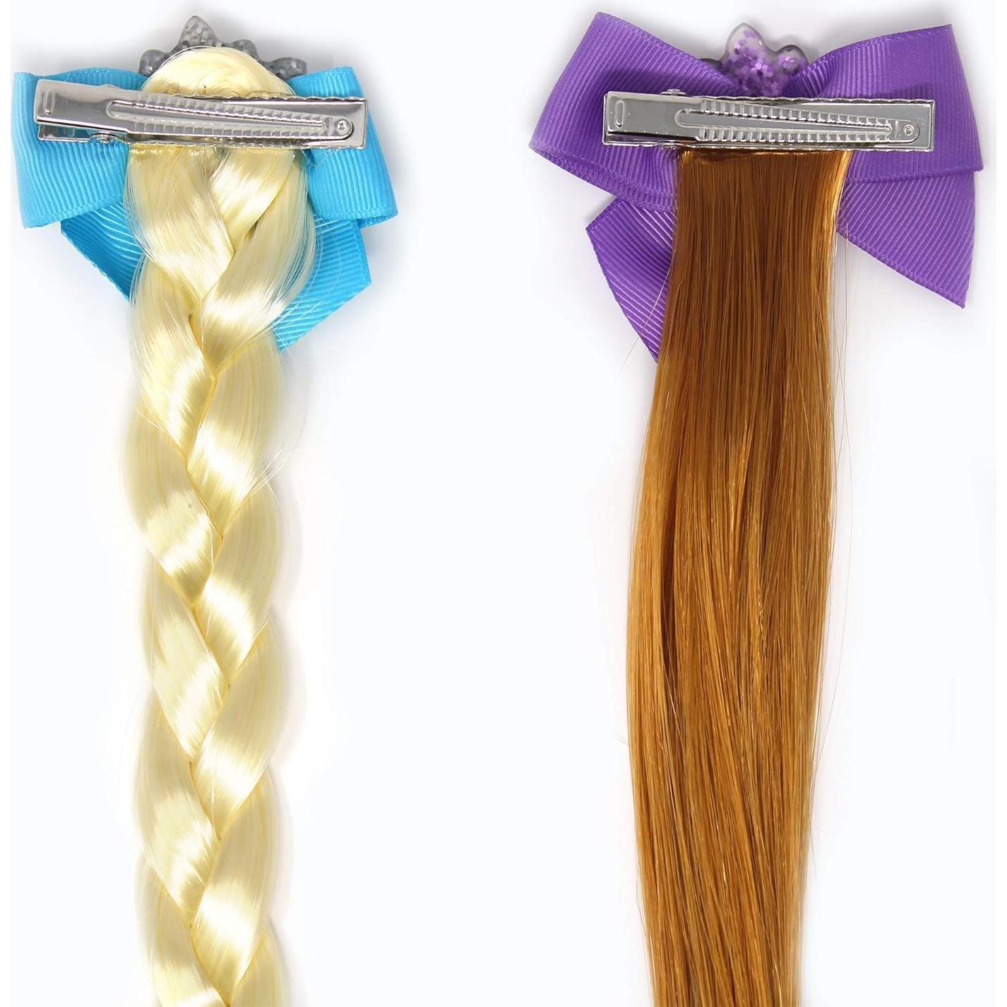 Conjunto de Coletas de Cabello Falso LUV HER Frozen II