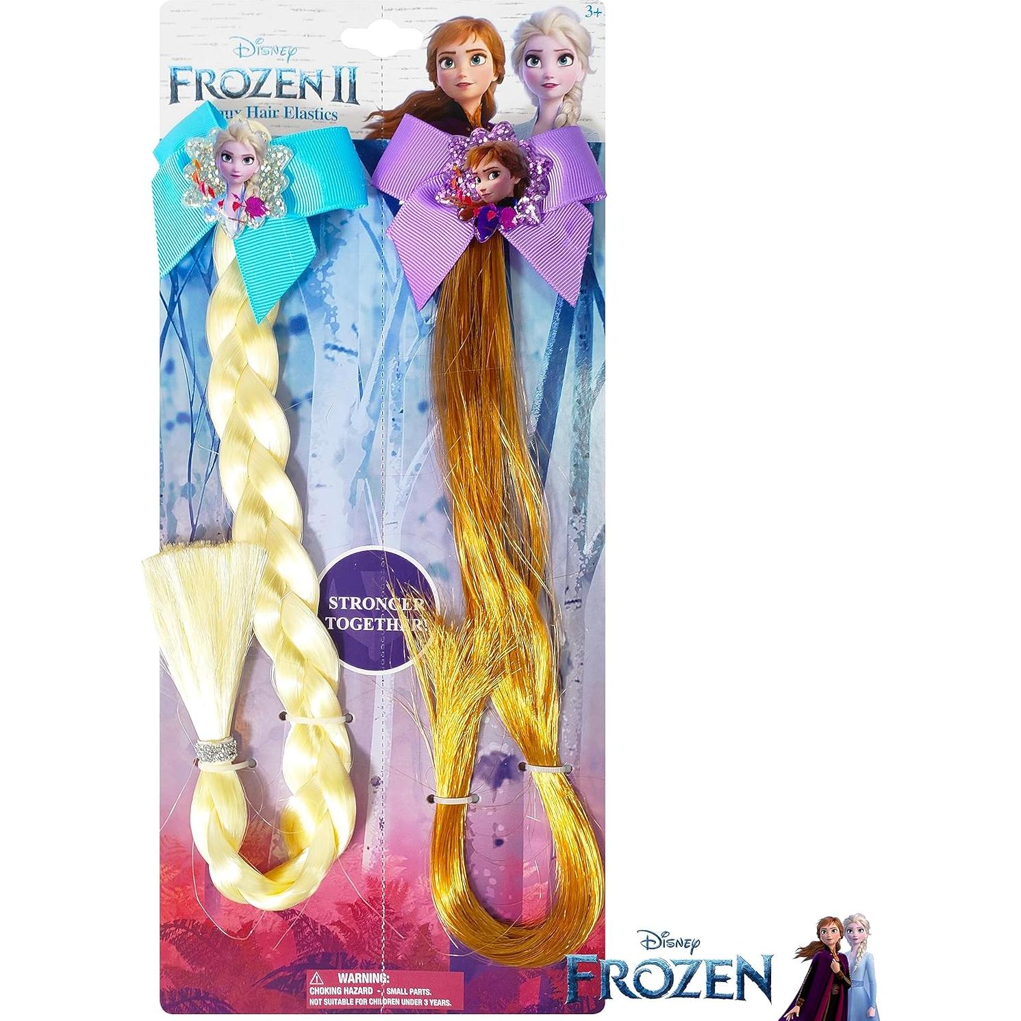 Conjunto de Coletas de Cabello Falso LUV HER Frozen II