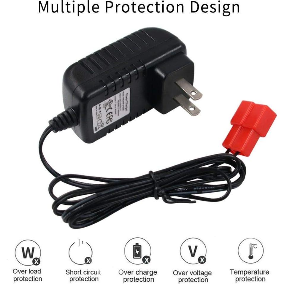 Cargador de coche eléctrico 6V HZPOWEN para Kid Trax