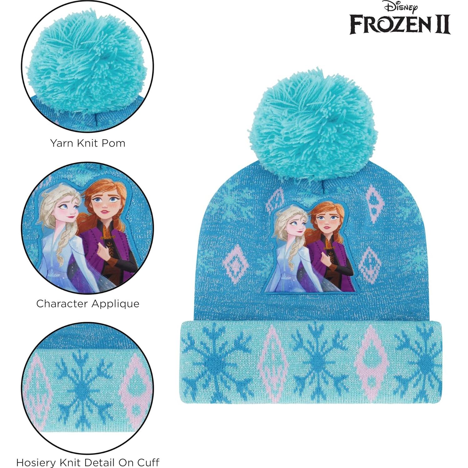 Conjunto gorro y manoplas Disney Frozen 2 para niñas 2-4 años