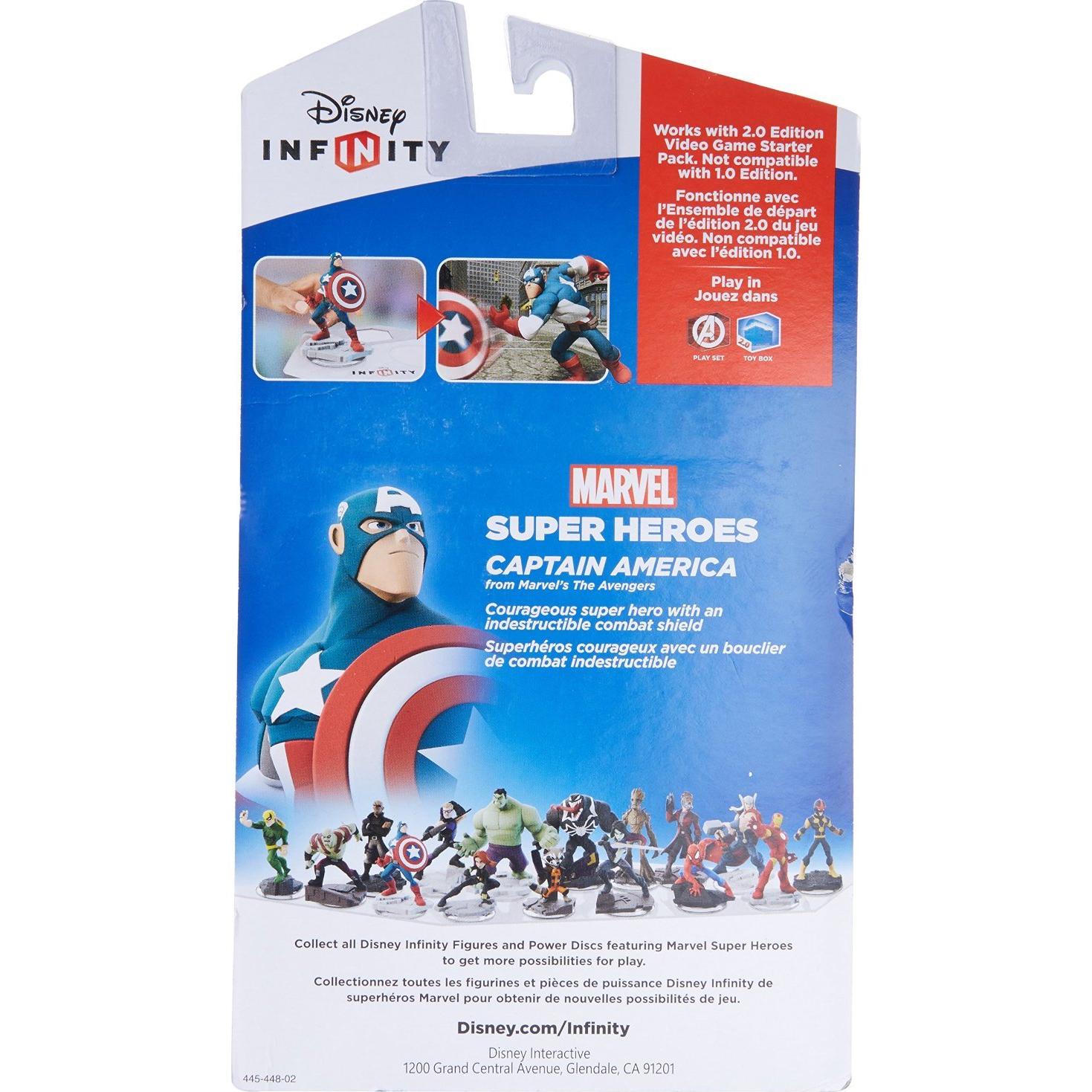 Figura Capitán América Disney Infinity 2.0 Marvel 4.73 cm