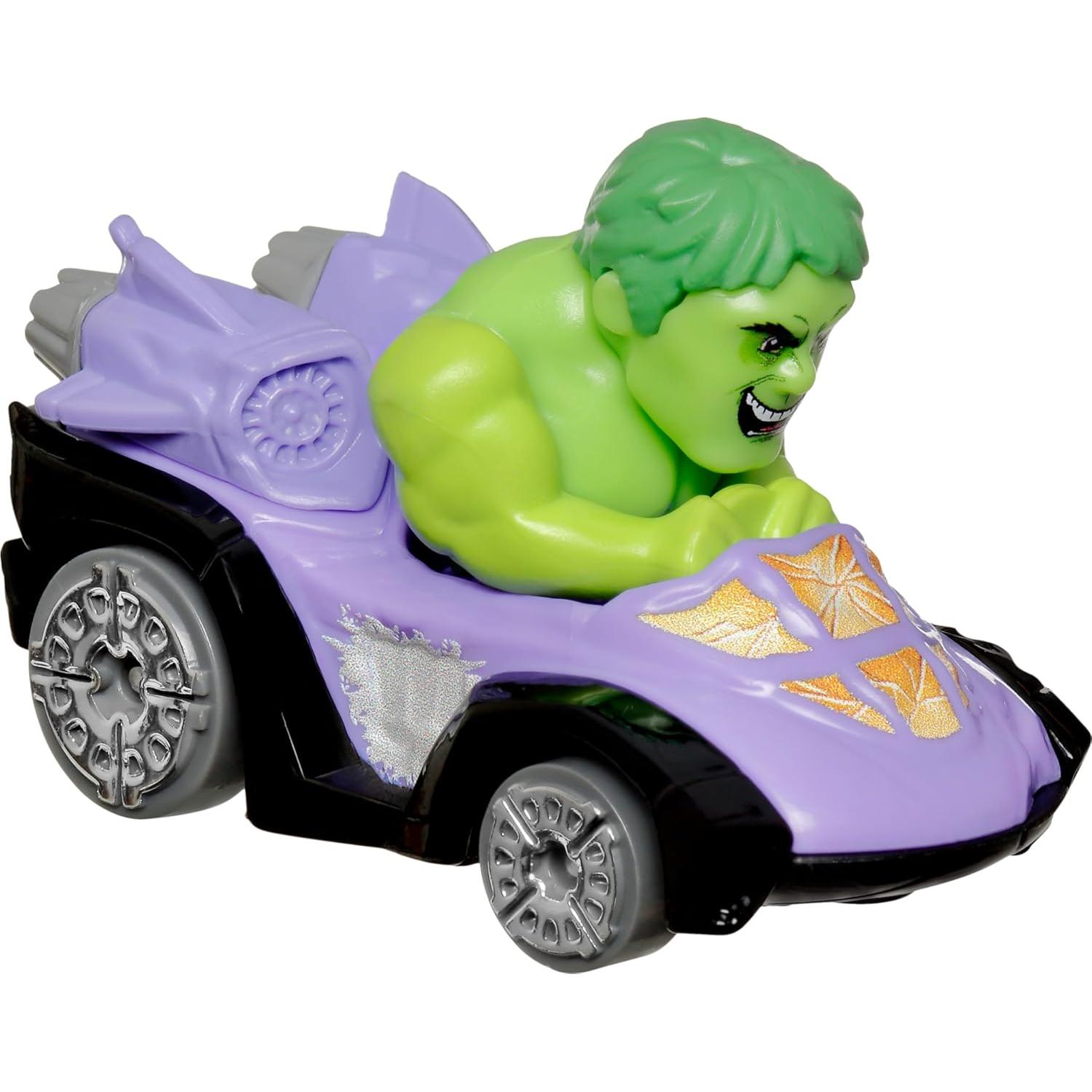 Hot Wheels RacerVerse 2-Pack Coches Metal Fundido Hulk e Iron Man