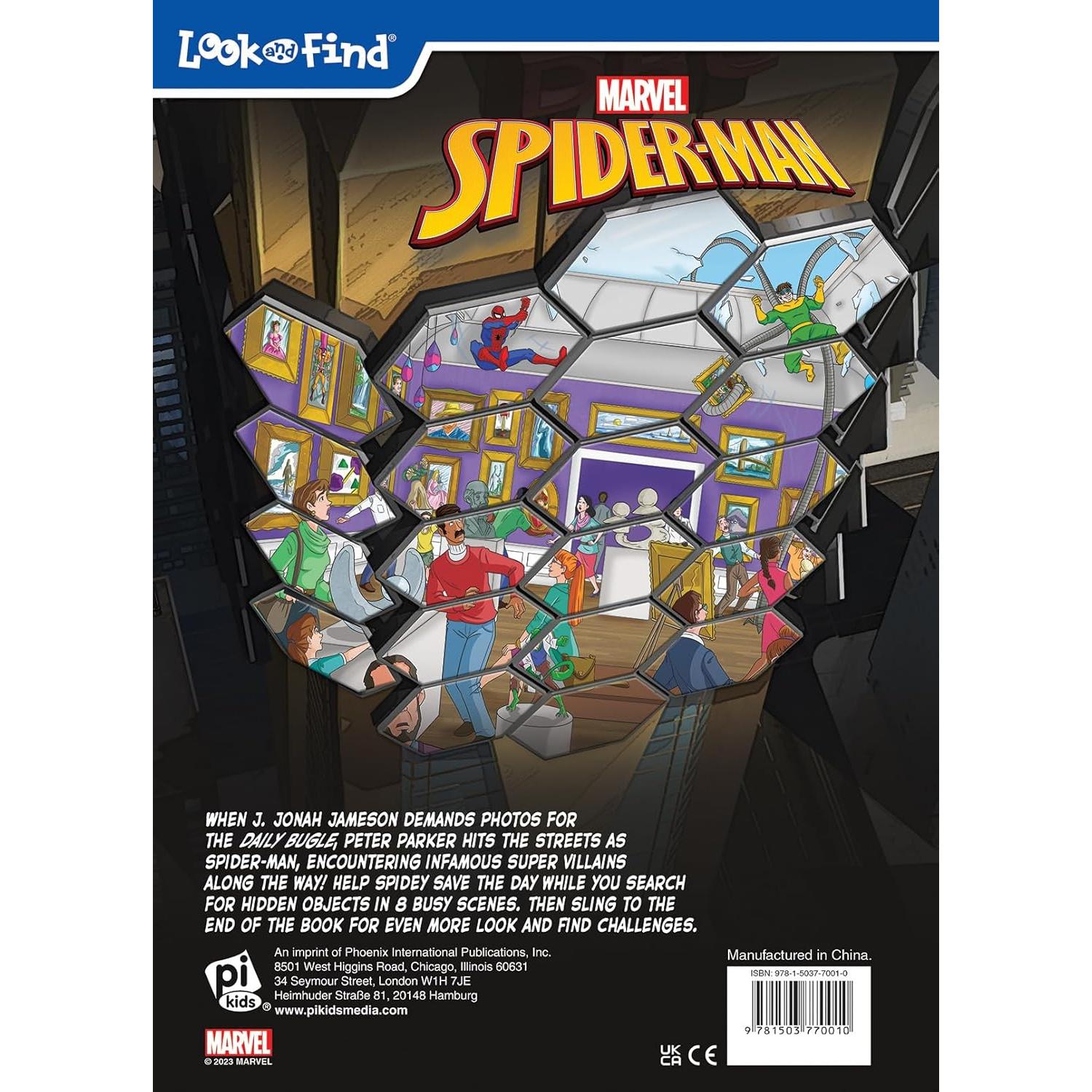 Marvel Spider-Man - Look and Find Activity Book - PI Kids