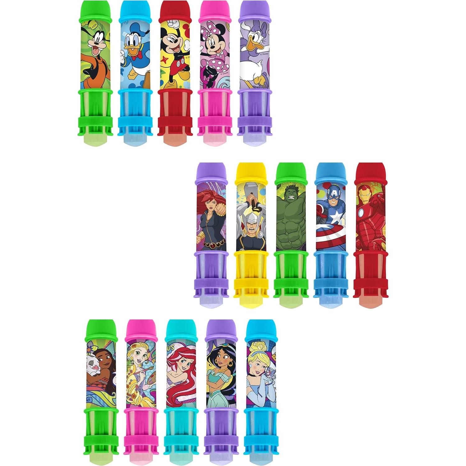 Conjunto de Tiza de Acera Disney & Marvel con Sujetador - 3 Paquetes