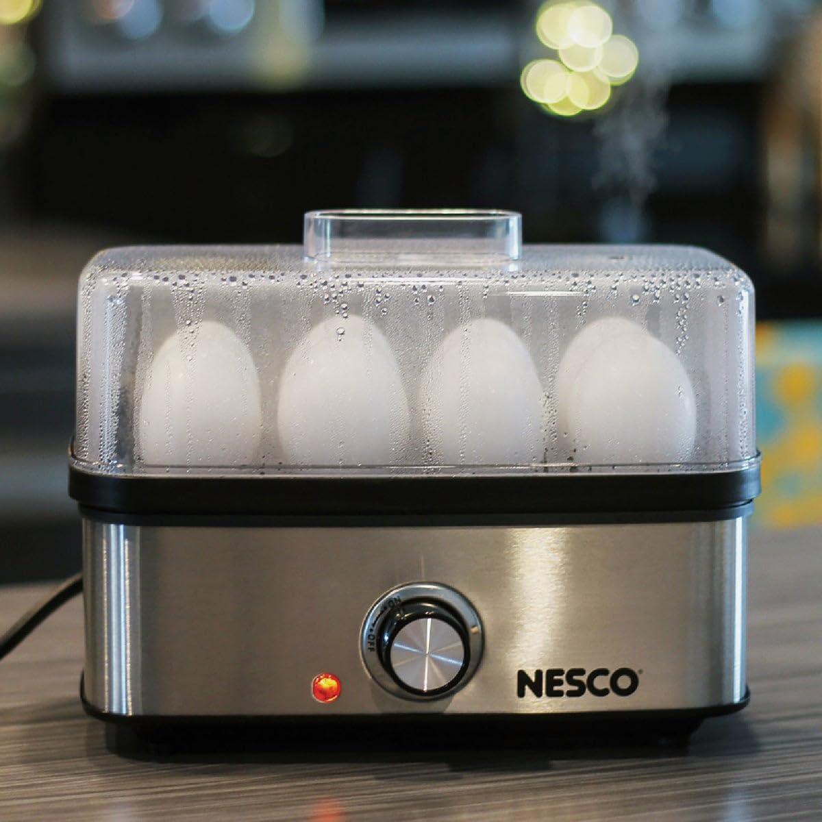 Cocedor de Huevos Nesco EC-10 Acero Inoxidable 8 Huevos