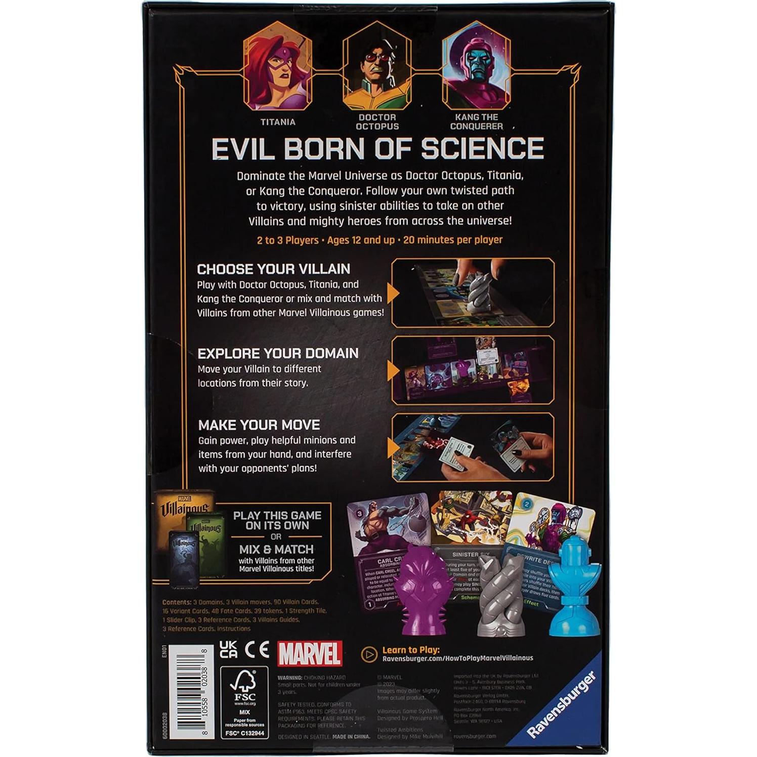 Juego de Mesa Ravensburger Marvel Villainous Ambiciones Torcidas